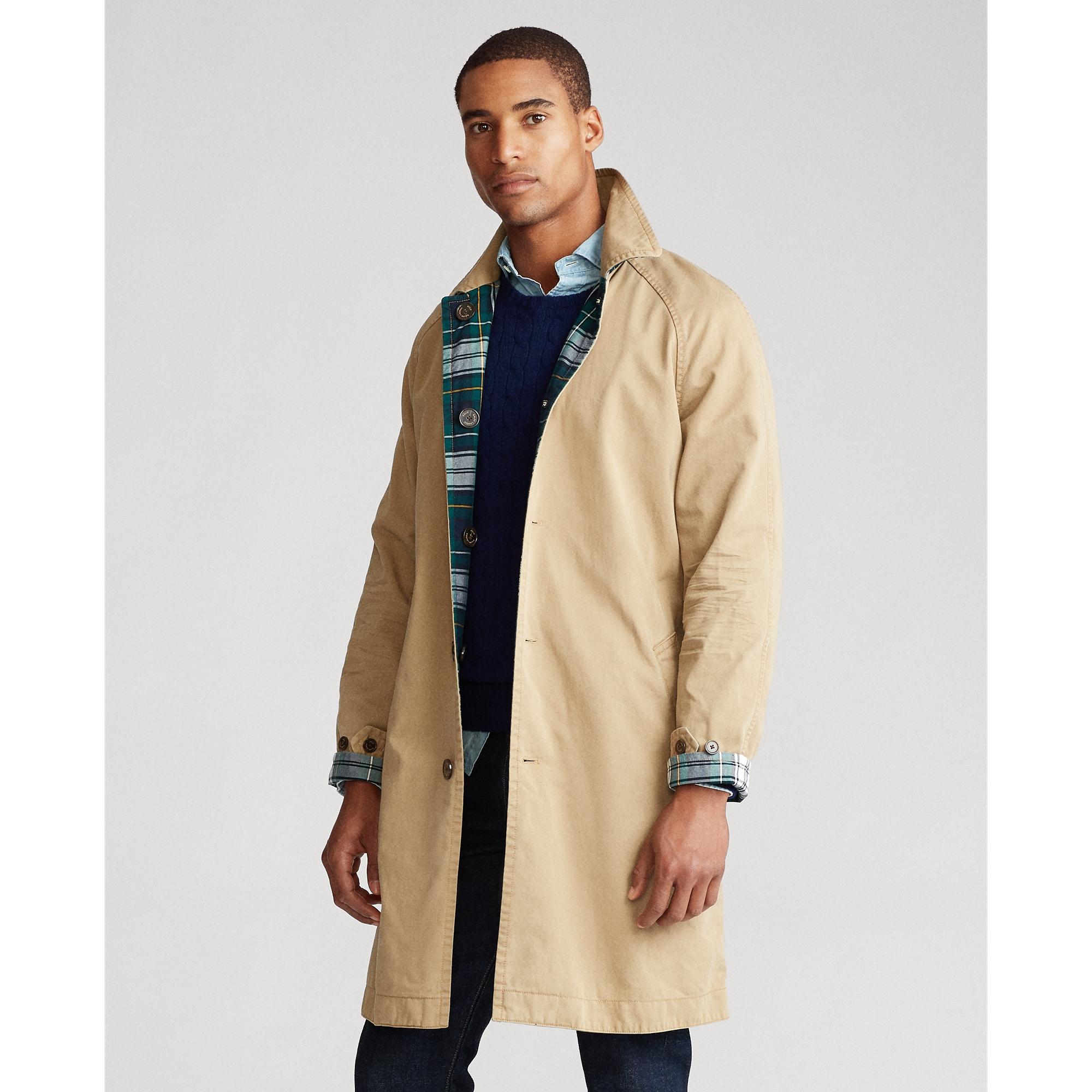 Polo reversible balmacaan coat Clearance