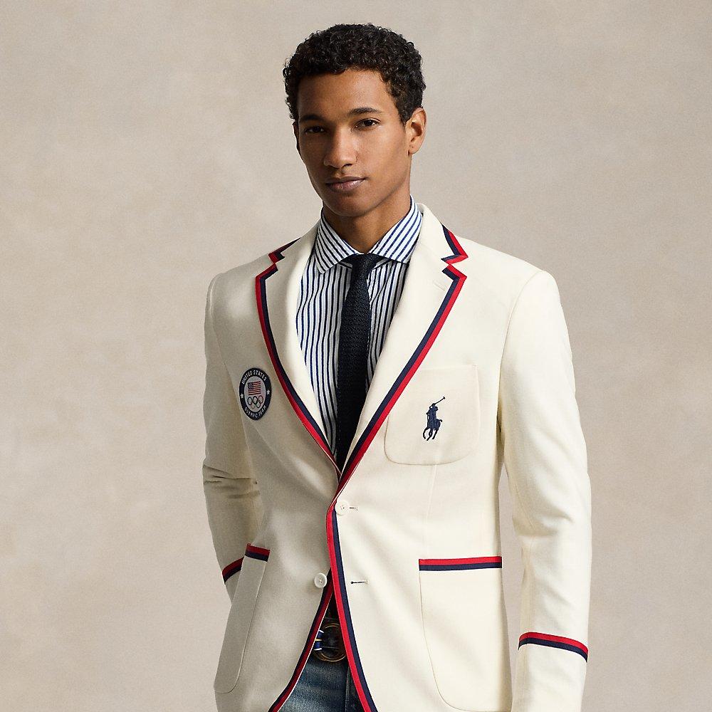 Ralph Lauren Team Usa Flagbearer Blazer in Natural for Men Lyst