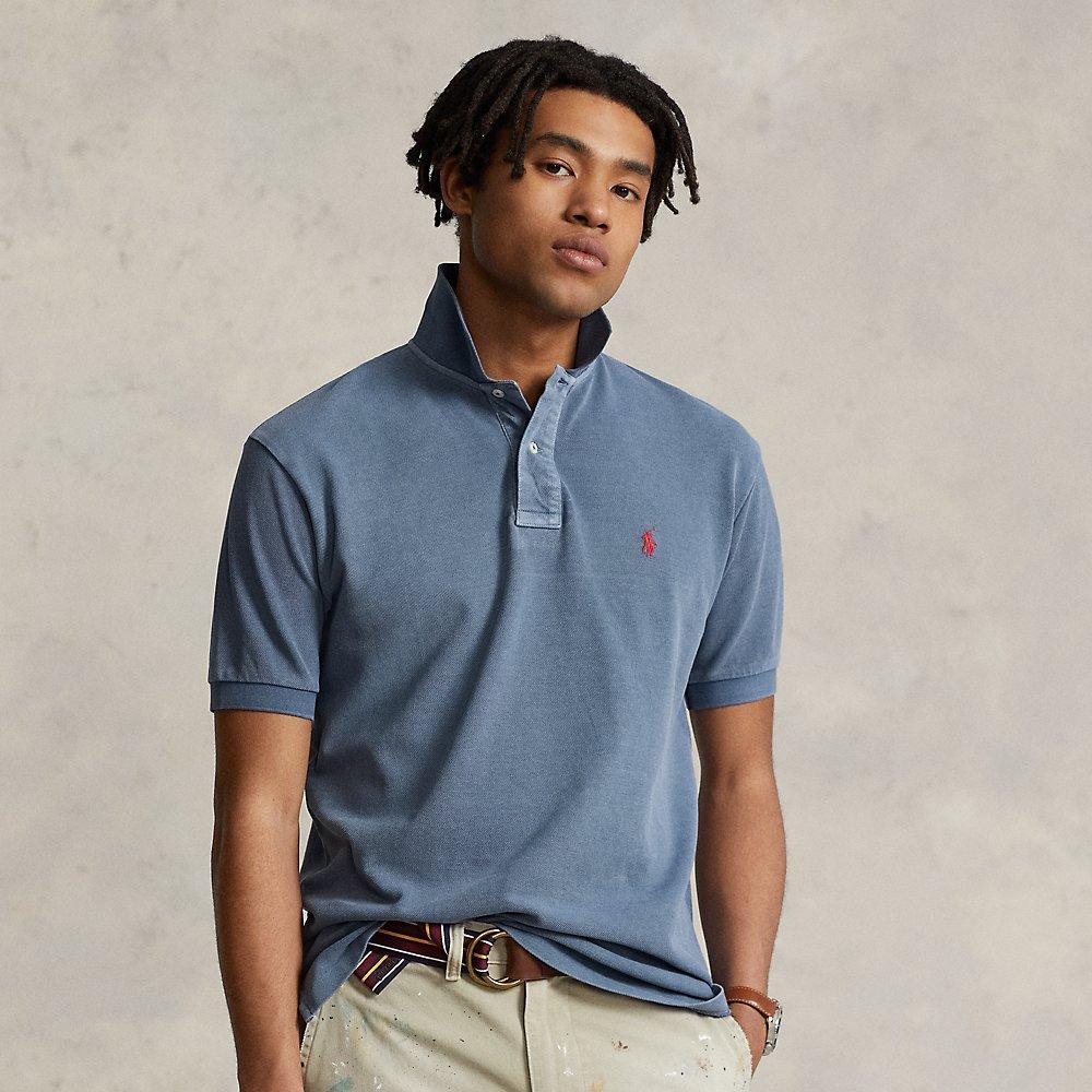 Polo Ralph Lauren Original Fit Mesh Polo Shirt in Blue for Men | Lyst