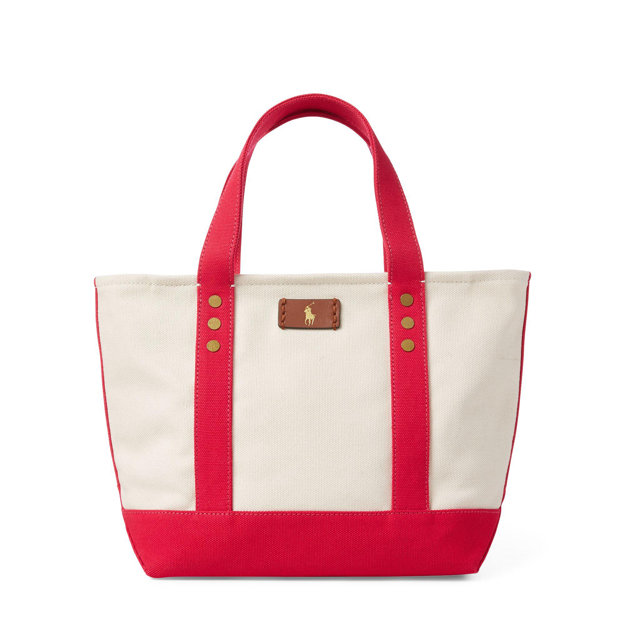 Polo Ralph Lauren Women's Small Bellport Canvas Tote Bag