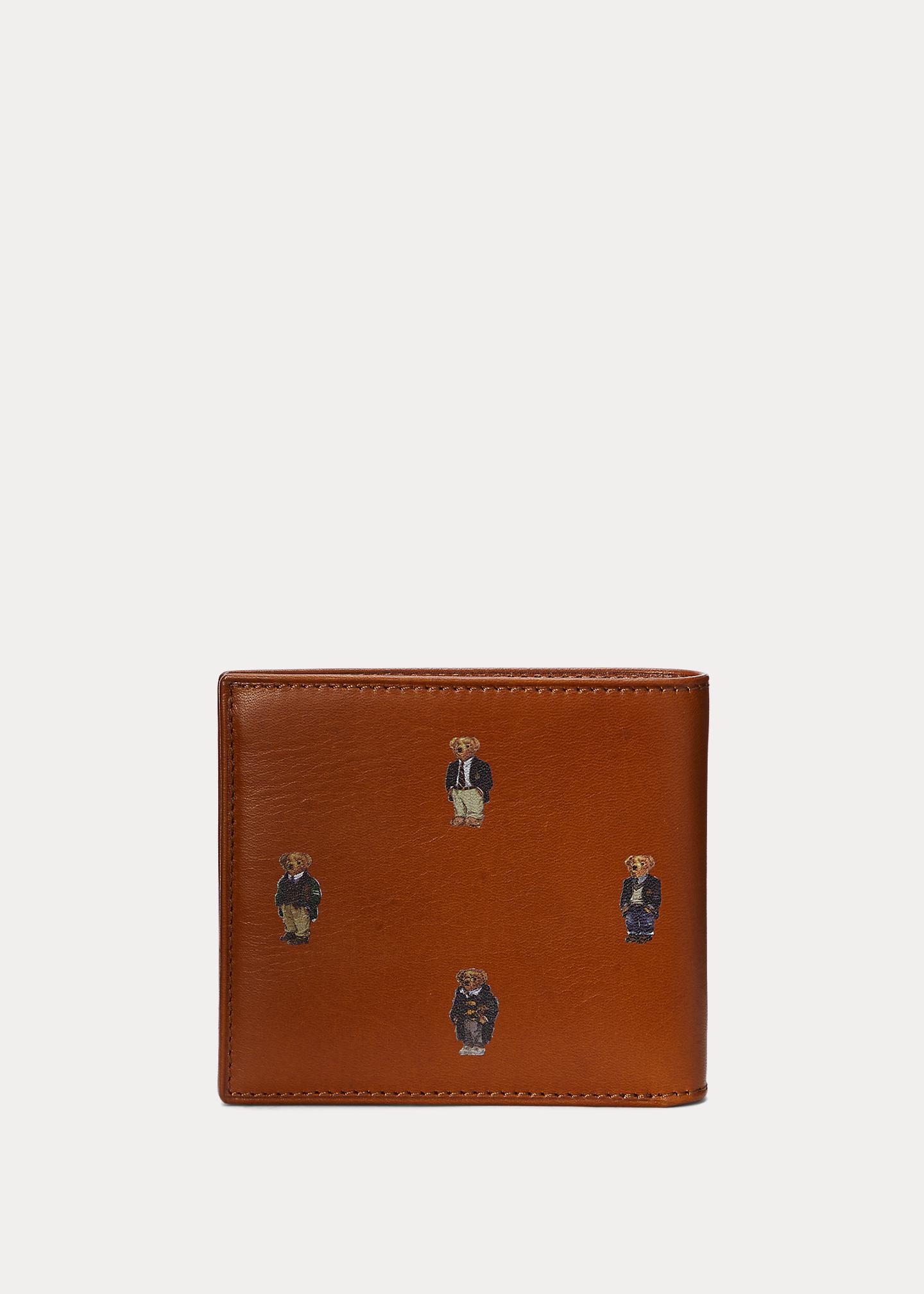 Lauren Ralph Lauren Print Leather Zip Wallet