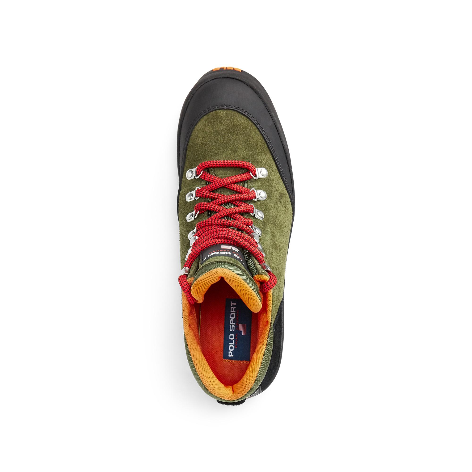 Ralph Lauren Polo Sport Mountain Sneaker in Green for Men | Lyst
