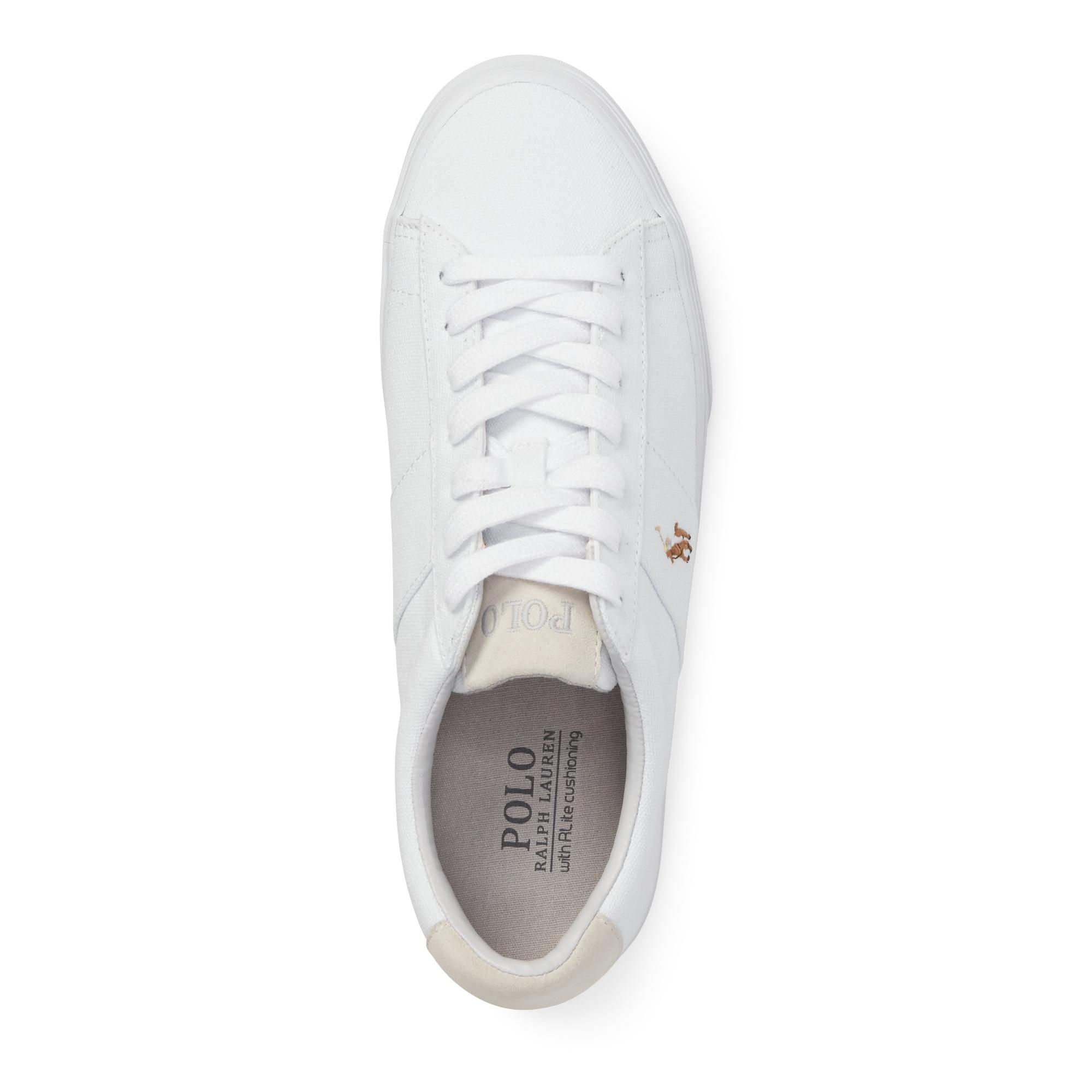 polo ralph lauren sayer canvas sneaker