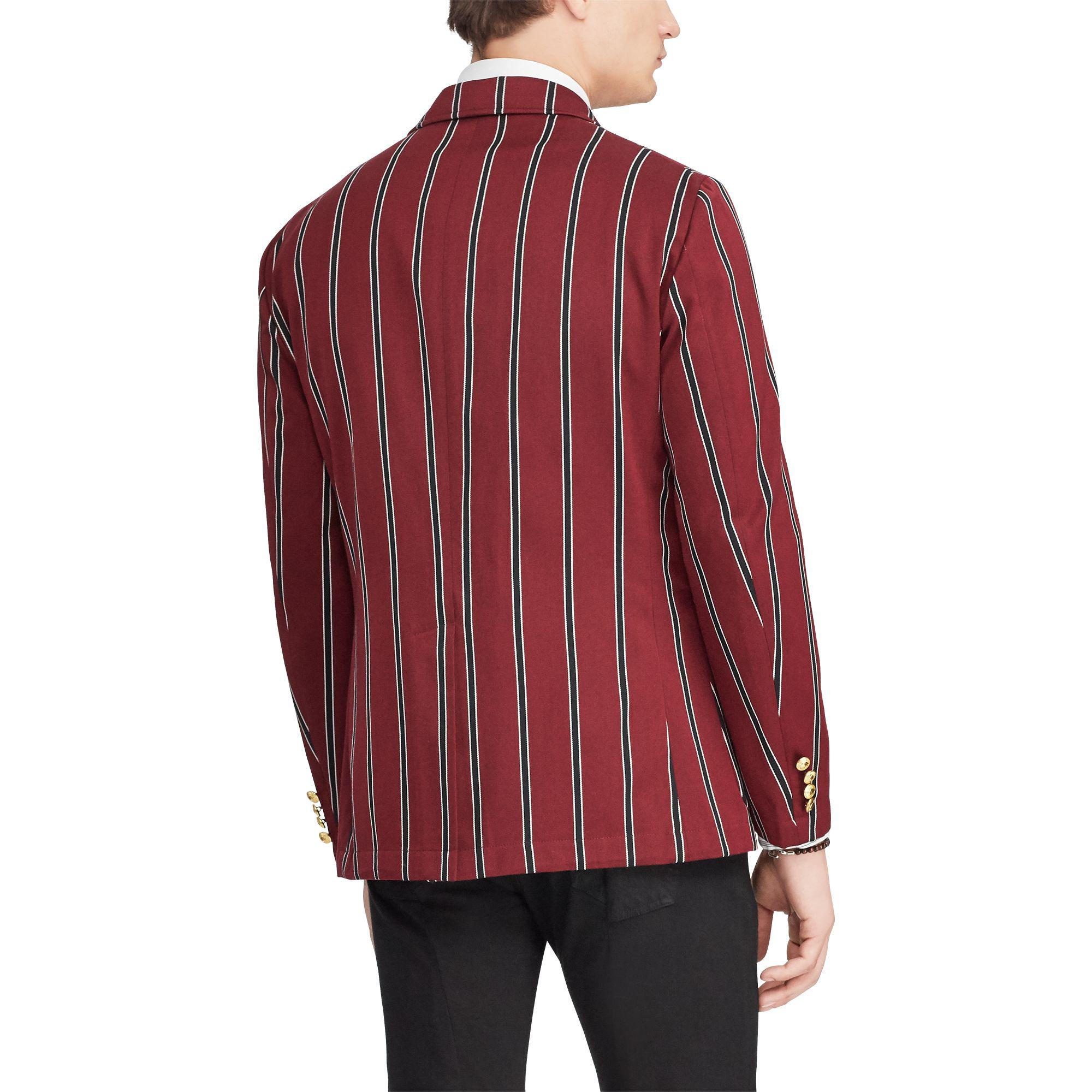 striped cricket blazer