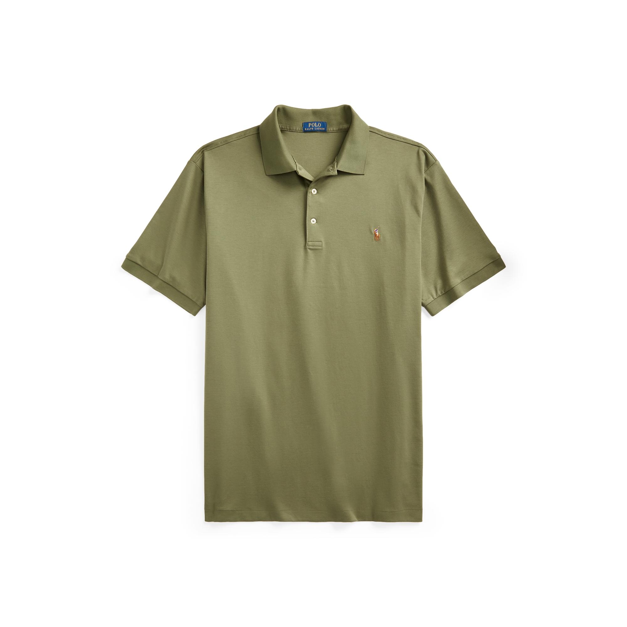 Ralph Lauren Ralph Lauren Soft Cotton Polo Shirt in Green for Men | Lyst