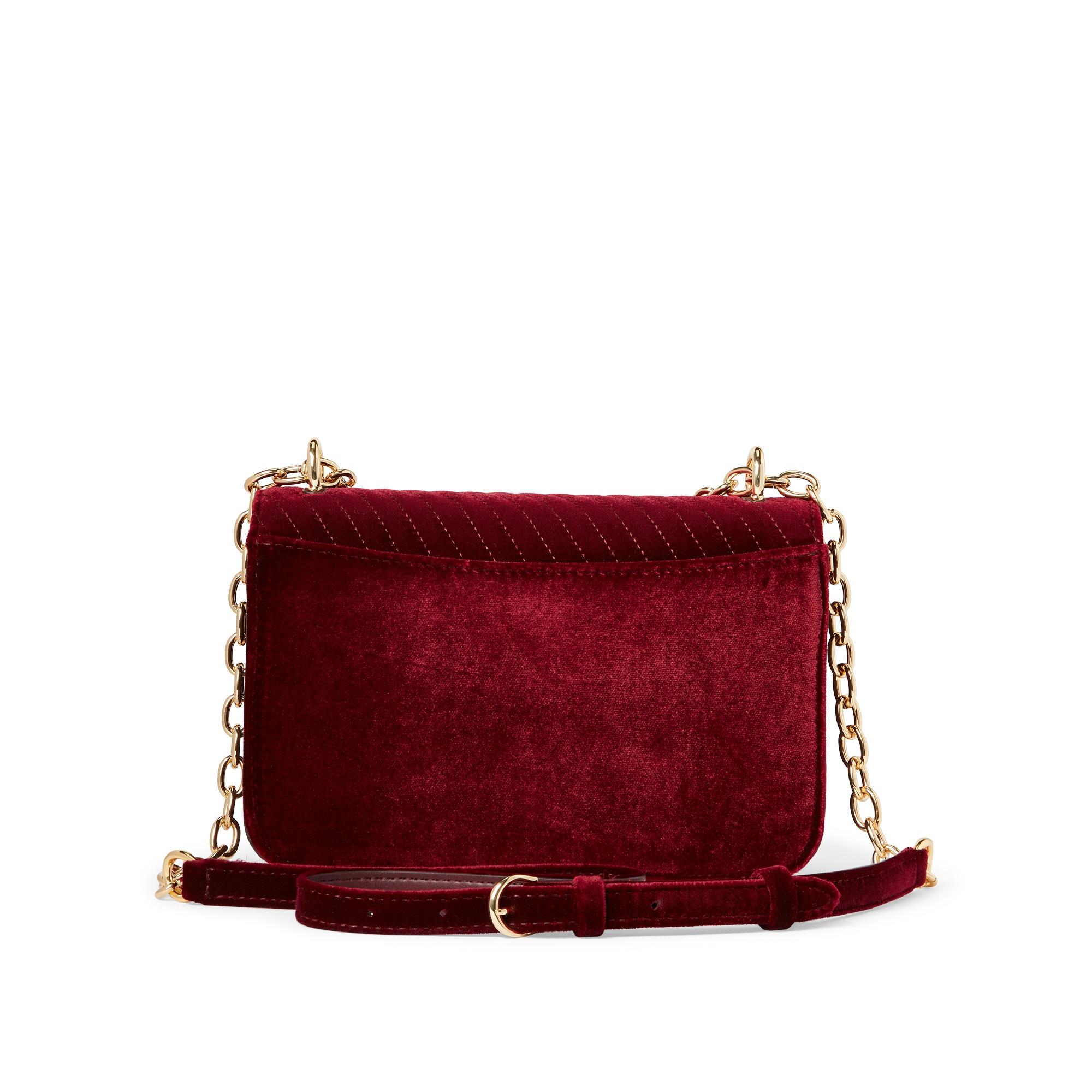 Buy Lauren Ralph Lauren Women Maroon Velvet Small Tayler Crossbody