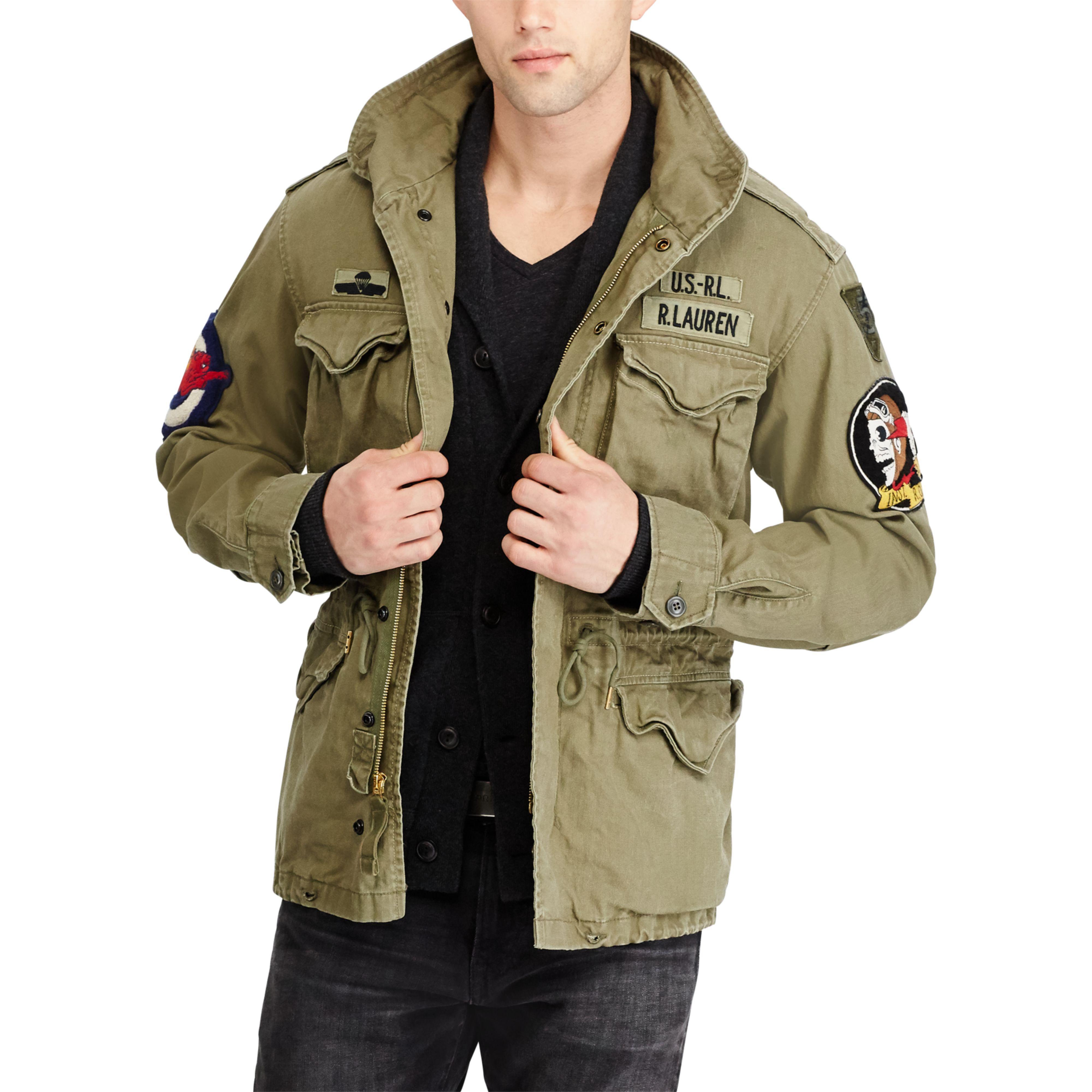 Polo Ralph Lauren Cotton The Iconic Field Jacket in Green for Men | Lyst