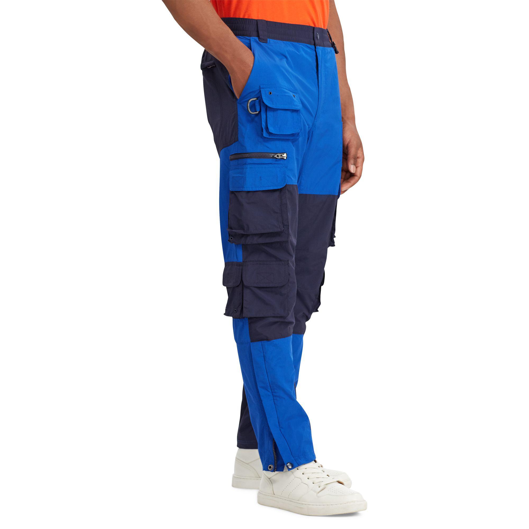 Polo Ralph Lauren Hi Tech Colour-blocked Trouser in Blue for Men | Lyst