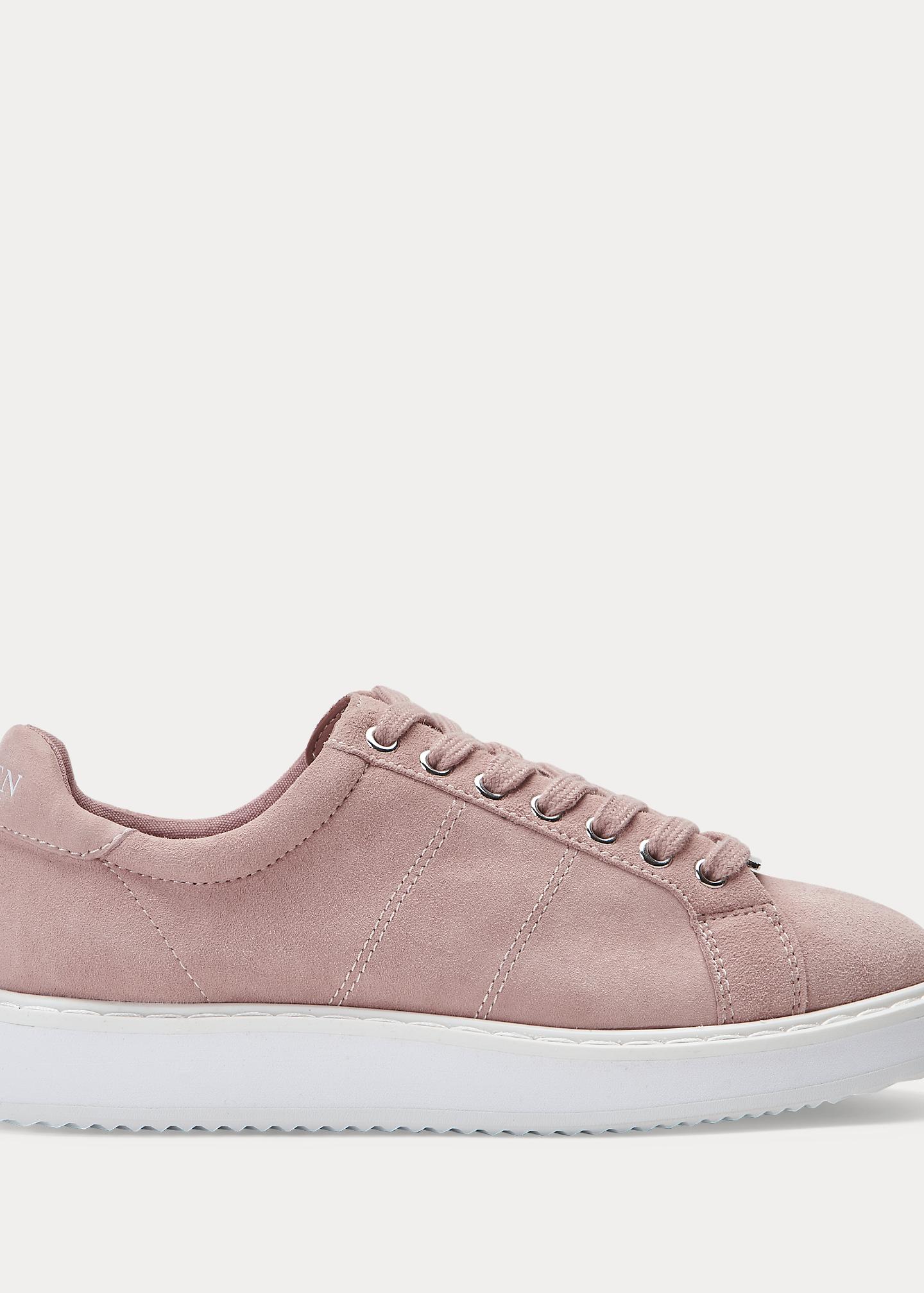 Ralph Lauren Angeline Suede Trainer in 