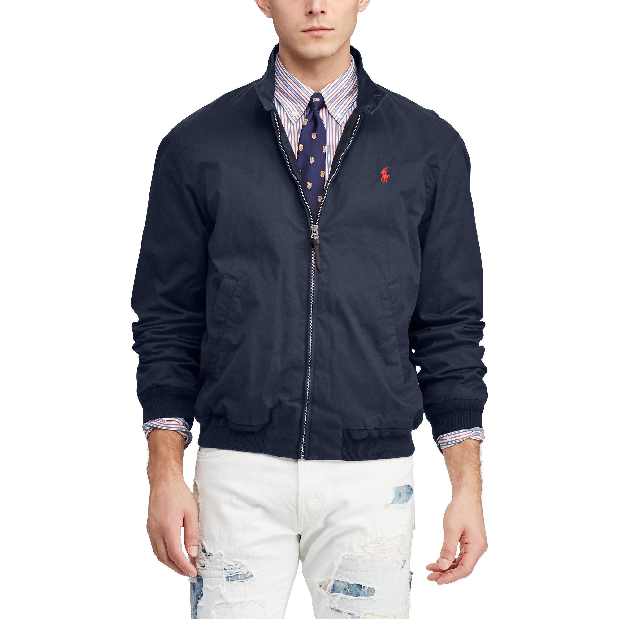 Polo Ralph Lauren Cotton Twill Jacket in Blue for Men - Lyst