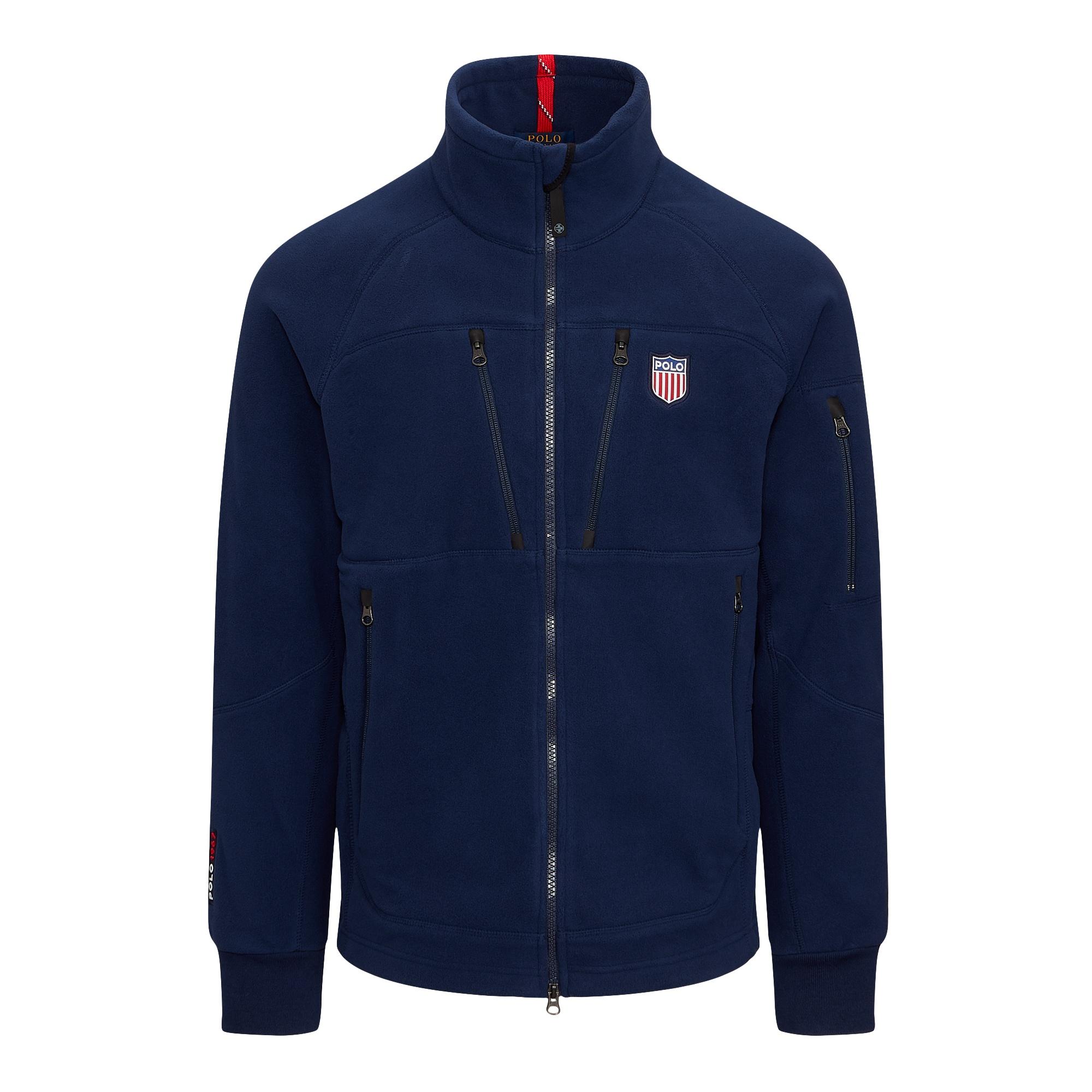 Ralph Lauren Polo Shield Fleece Jacket in Blue for Men | Lyst