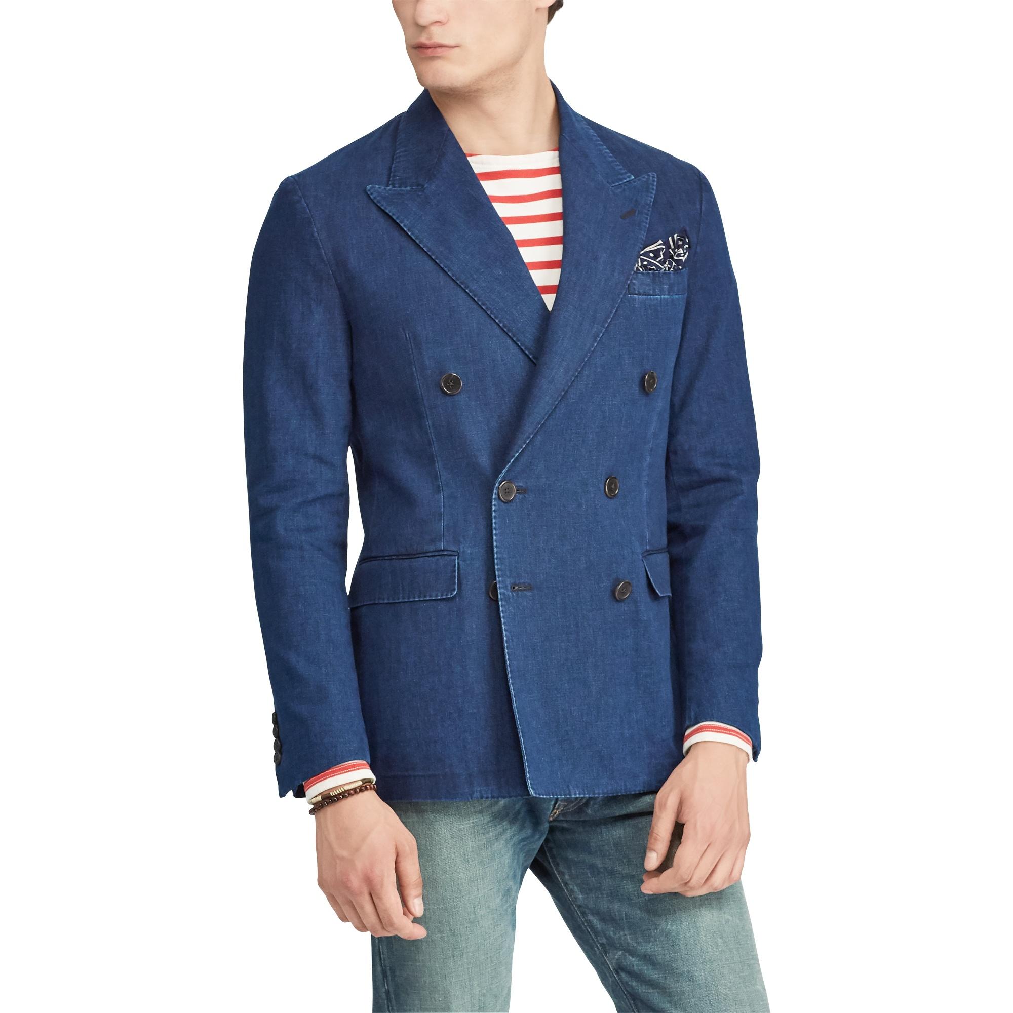 denim sport coat
