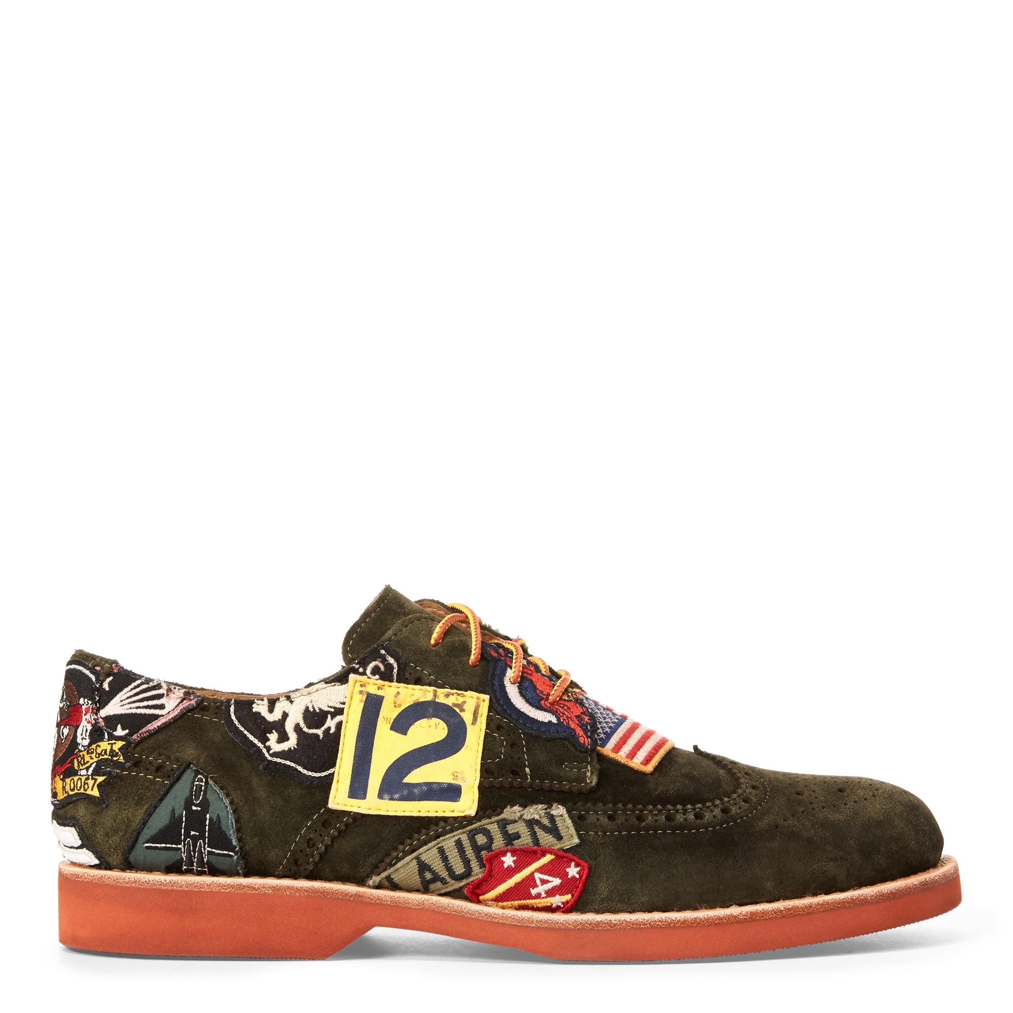 polo patchwork shoes