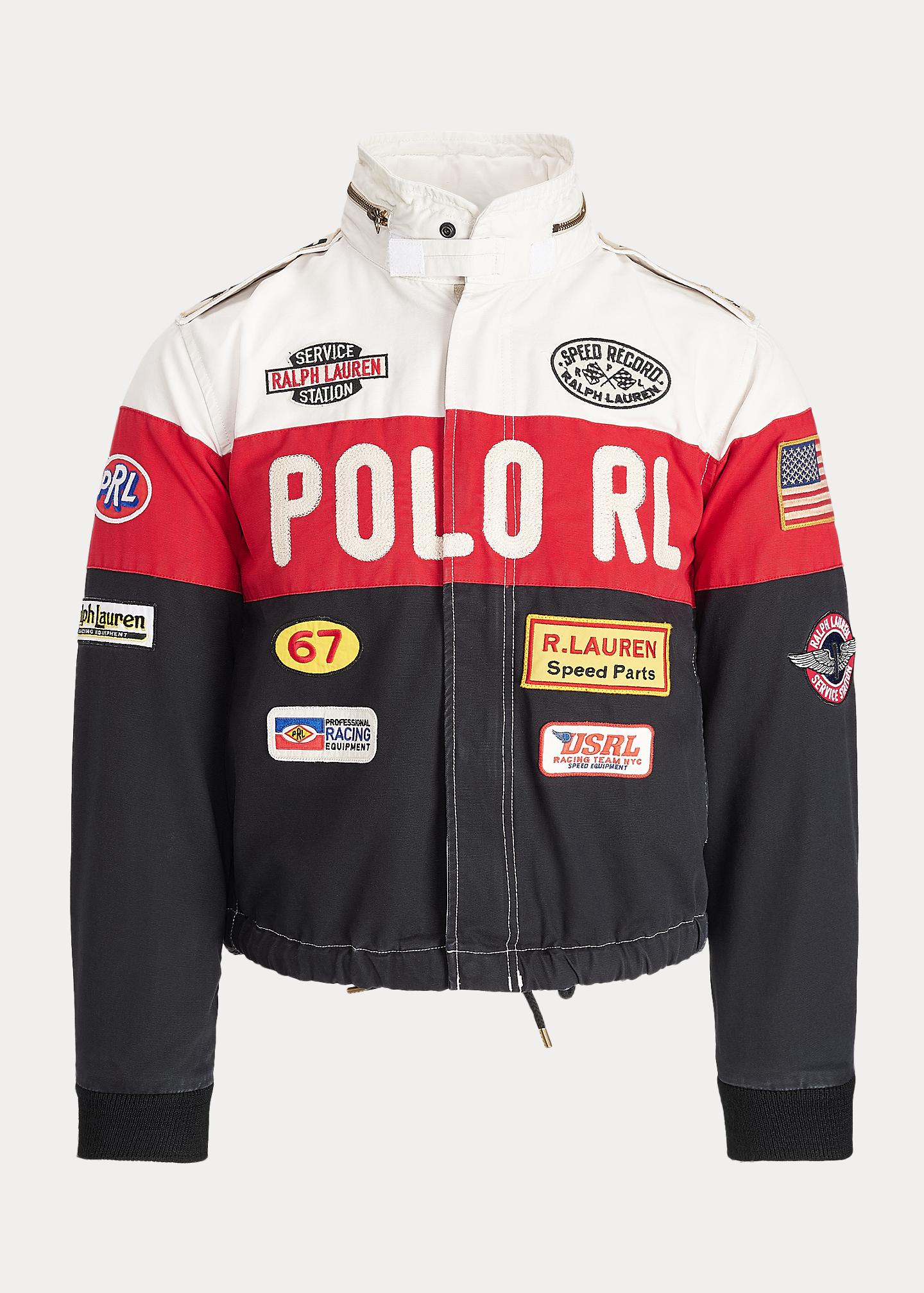 Polo Ralph Lauren Cotton Graphic Bomber Jacket | Lyst UK
