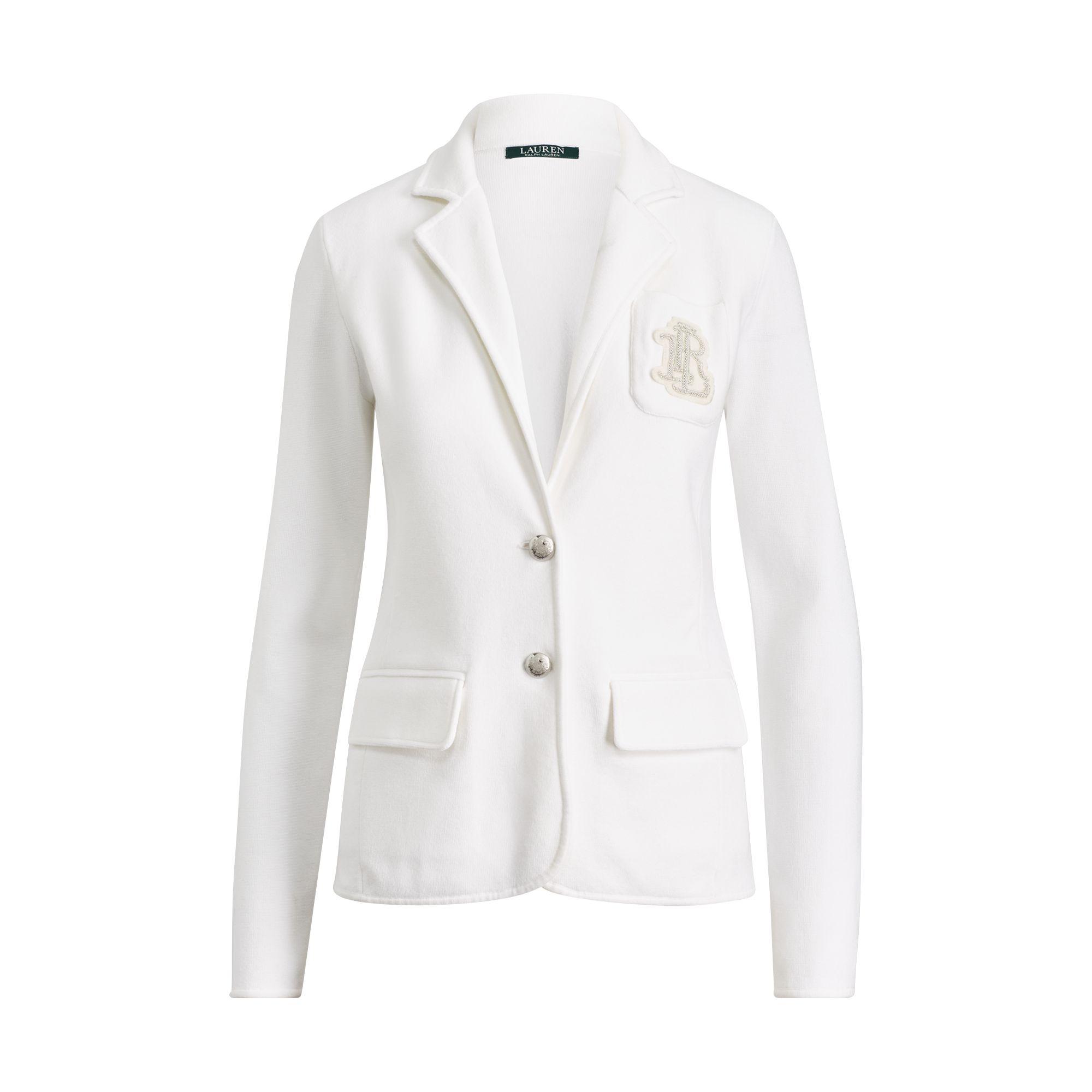 ralph lauren knit blazer