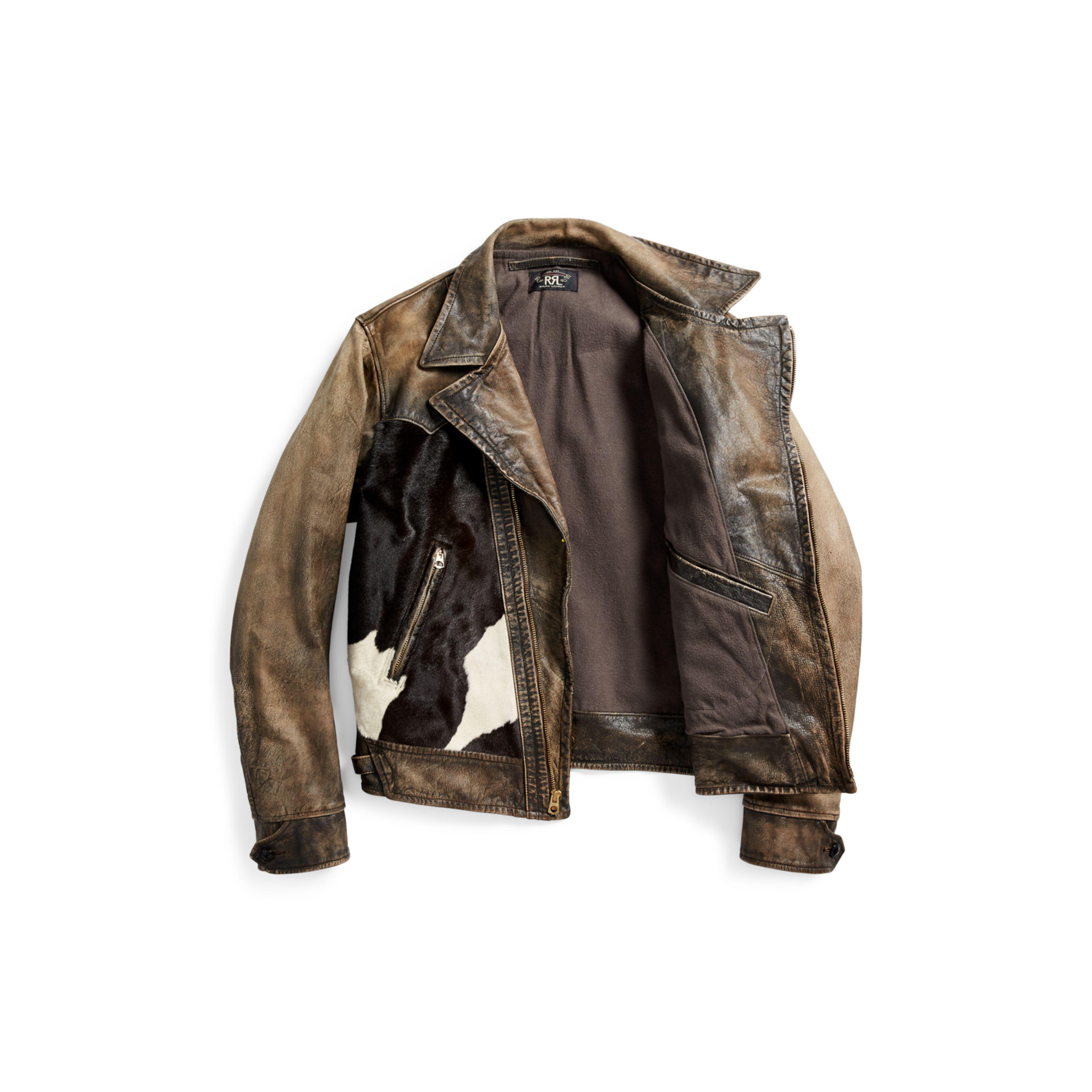 rrl-Black-Hair-on-hide-Leather  