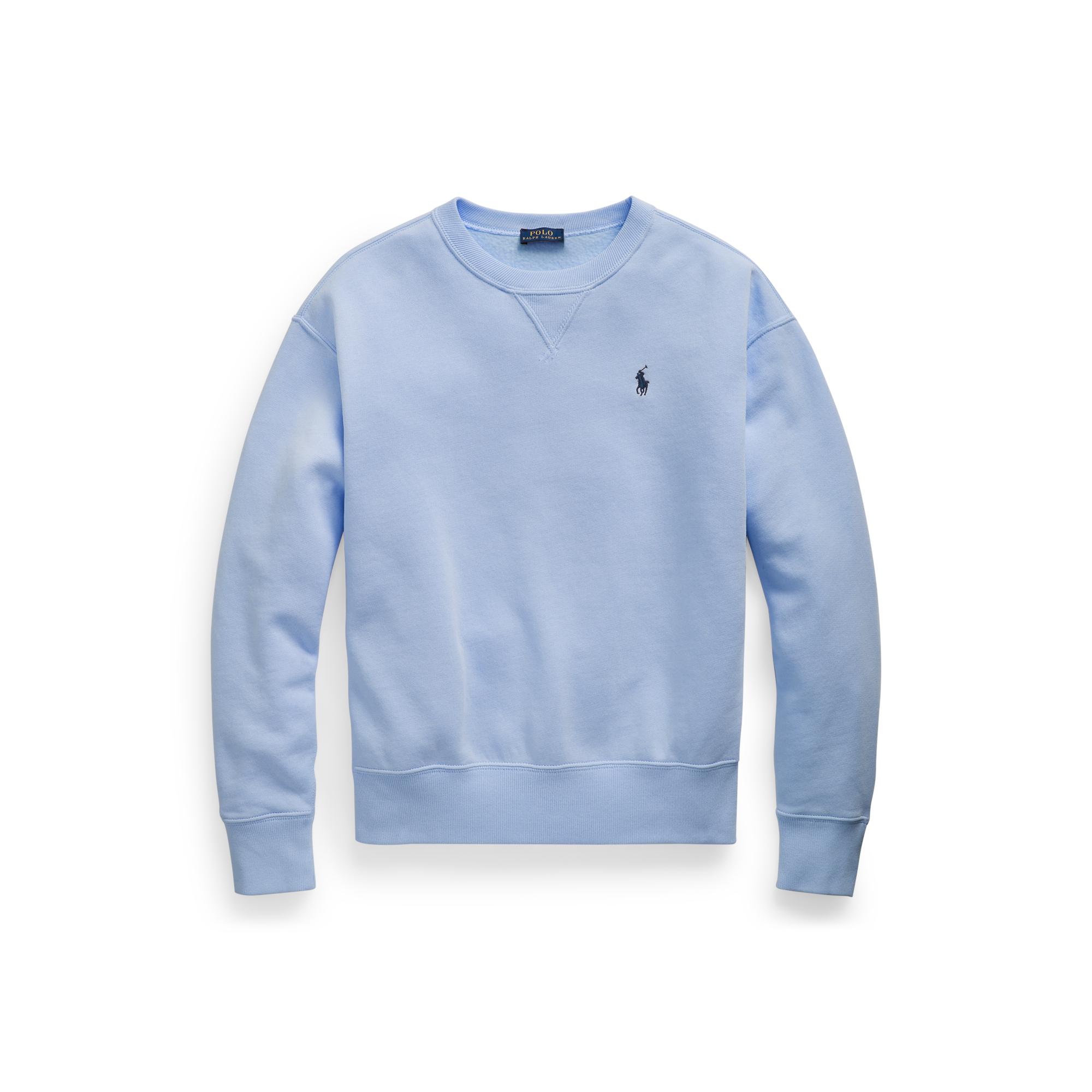 Polo Ralph Lauren Big Pony Fleece Sweatshirt in Blue | Lyst