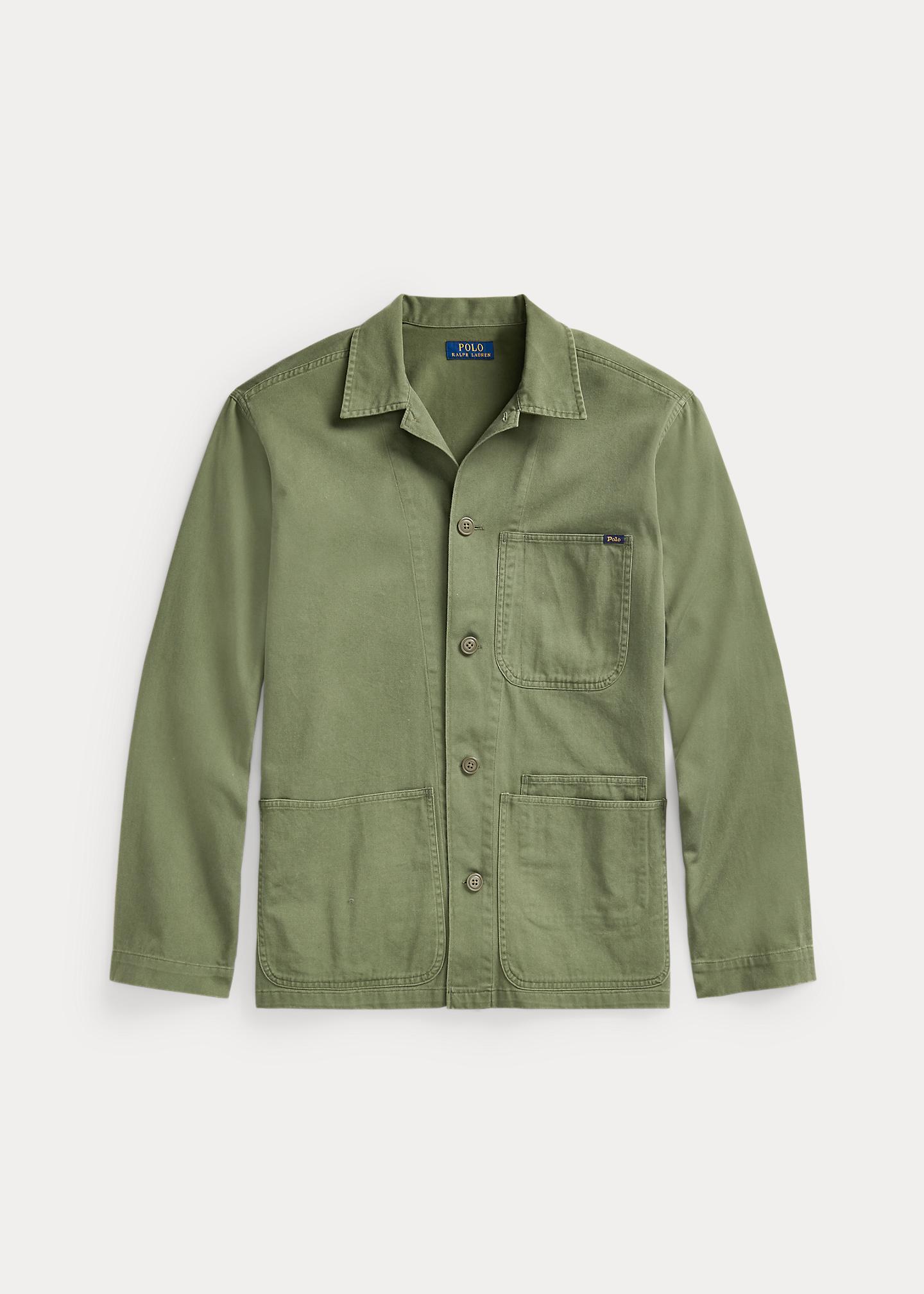 Polo Ralph Lauren Utility-Hemdjacke aus Twill in Grün für Herren | Lyst DE