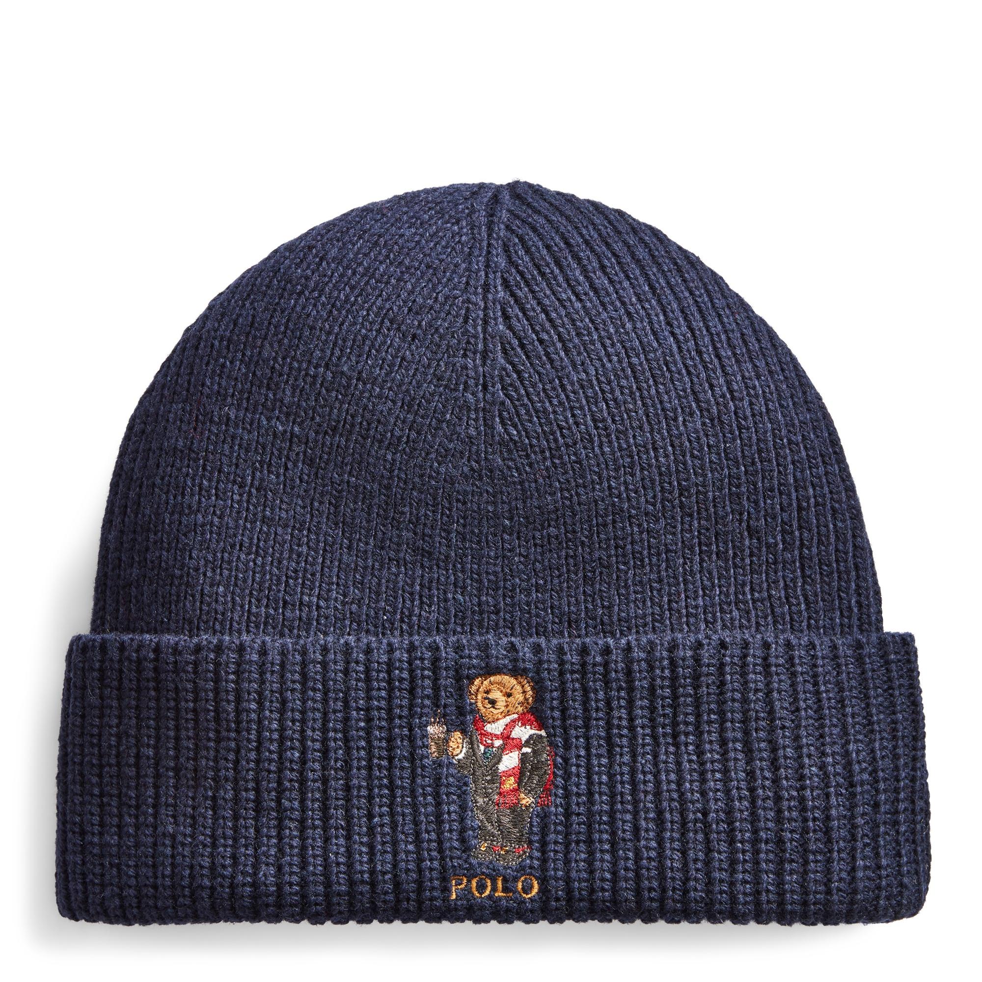 Polo Ralph Lauren Synthetik Mütze mit Holiday Bear in Blau für Herren |  Lyst DE
