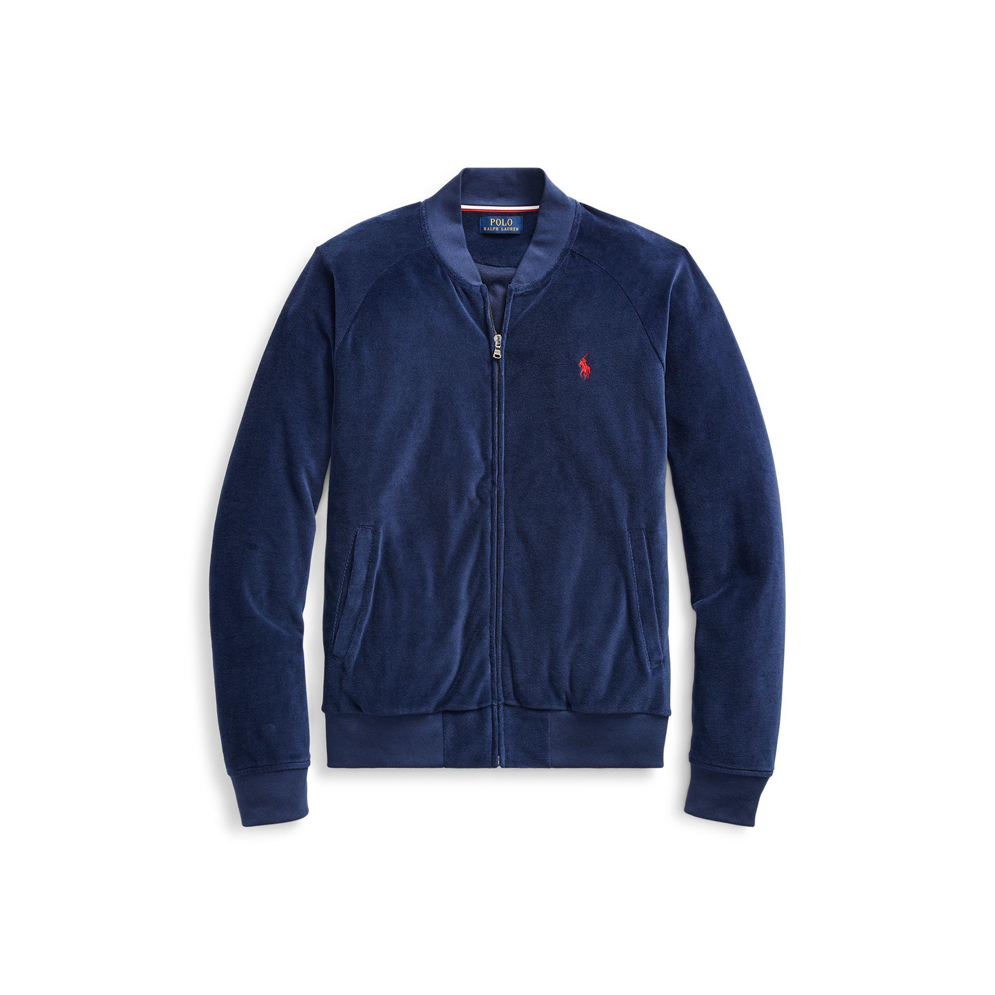 polo ralph lauren velour tracksuit