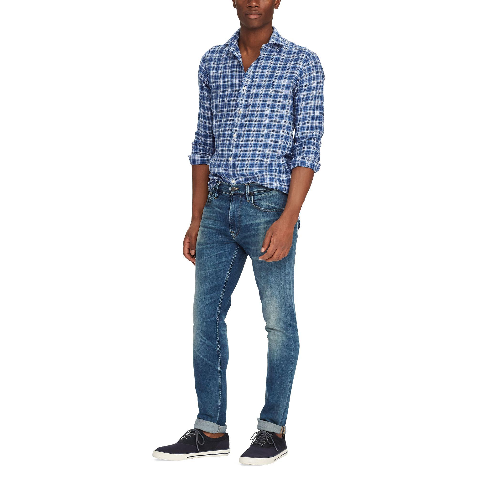 ralph lauren classic fit plaid shirt