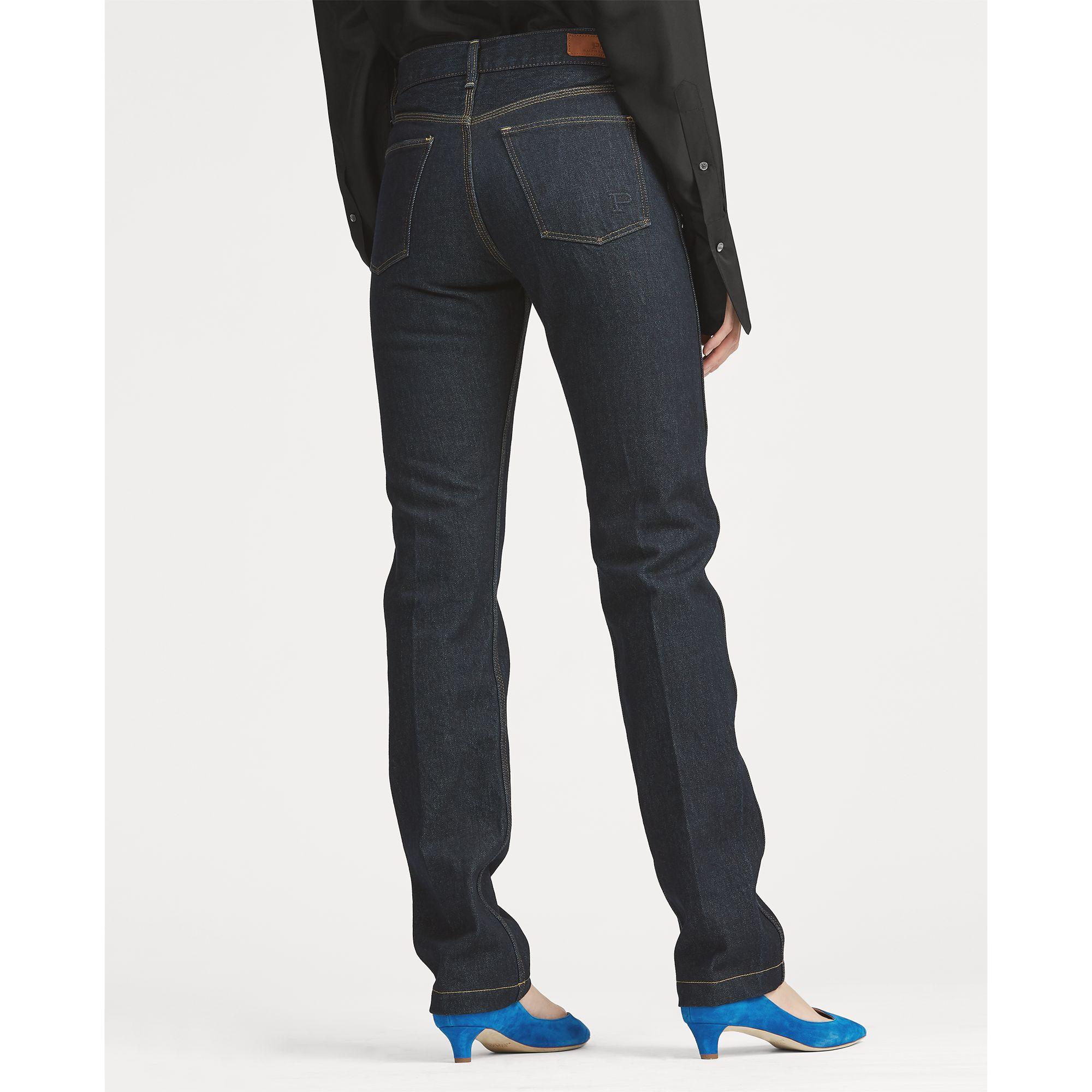 Polo Ralph Lauren Denim Reede High-rise Straight Jean in Dark Polo Ralph Lauren Denim Reede High-rise Straight Jean in Dark