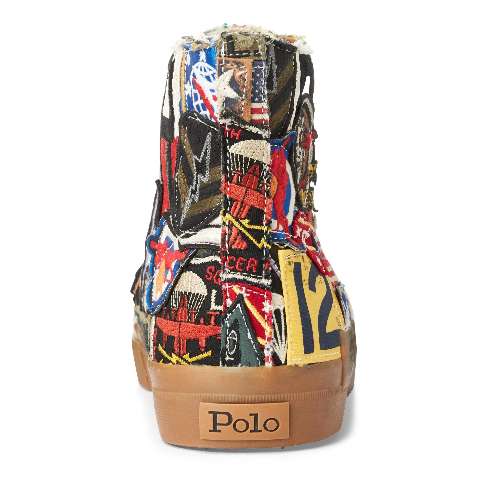 polo patchwork shoes