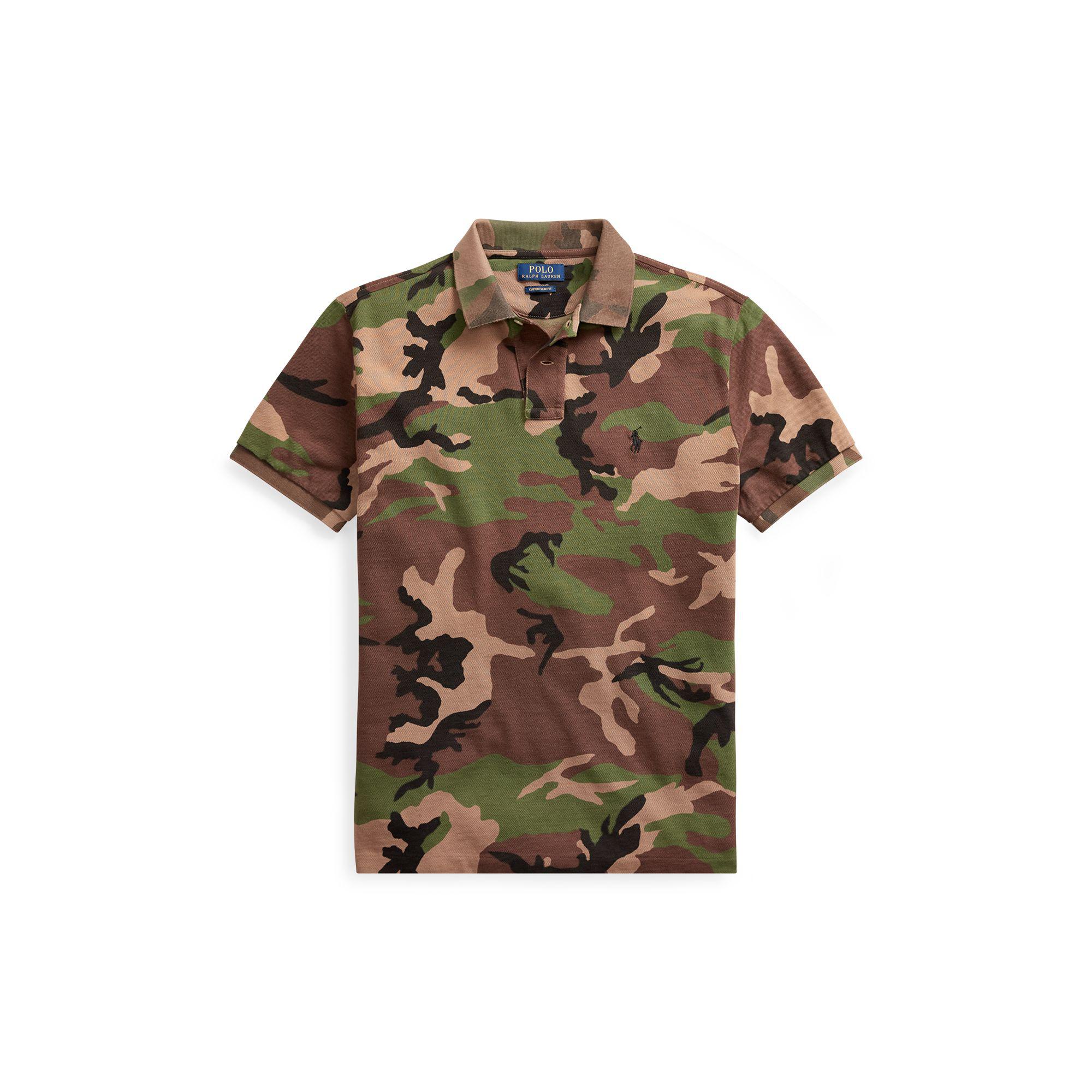ralph lauren camo polo shirt