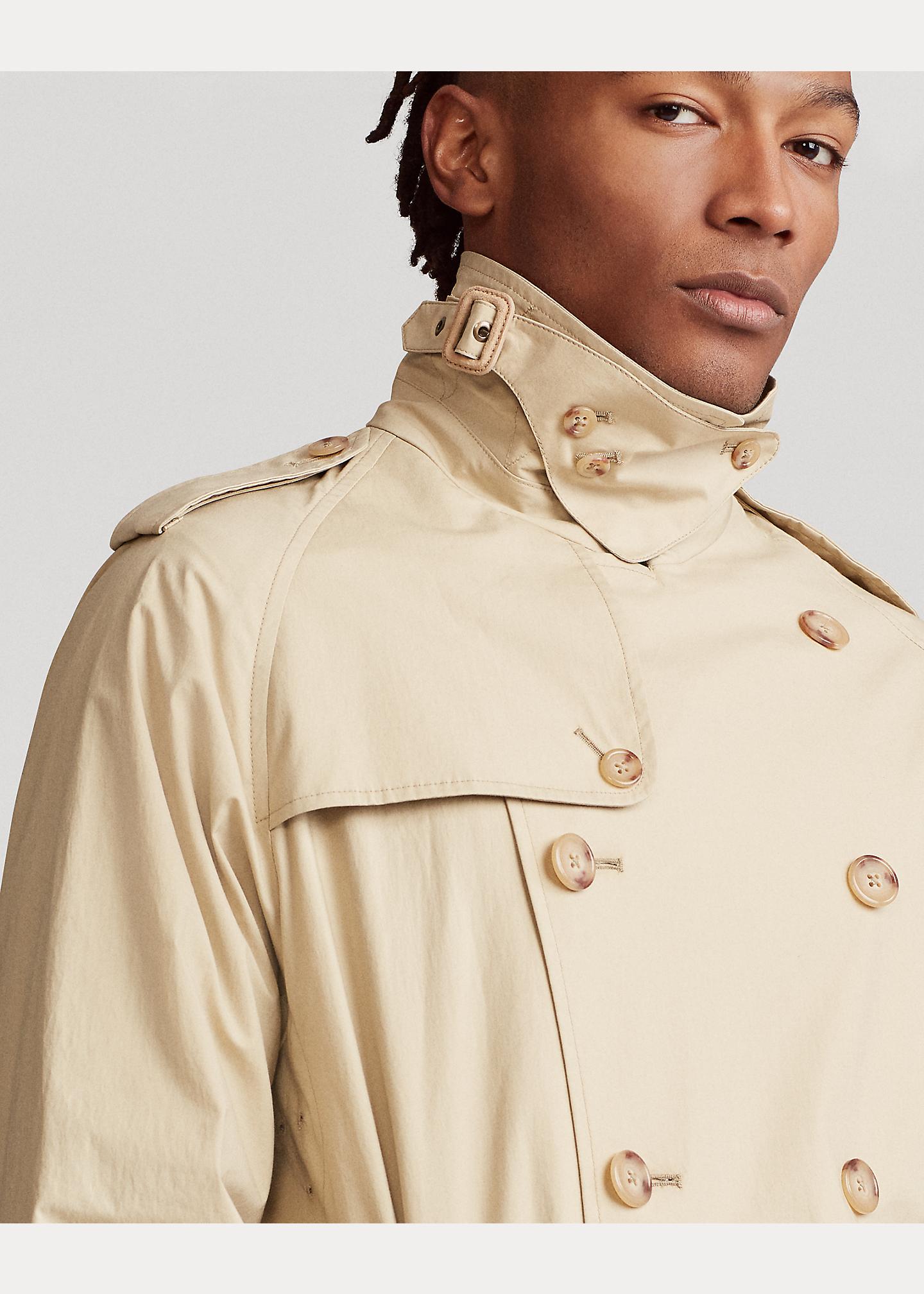 Polo Ralph Lauren Stretch Cotton Trench Coat in Tan (Natural) for Men |  Lyst UK