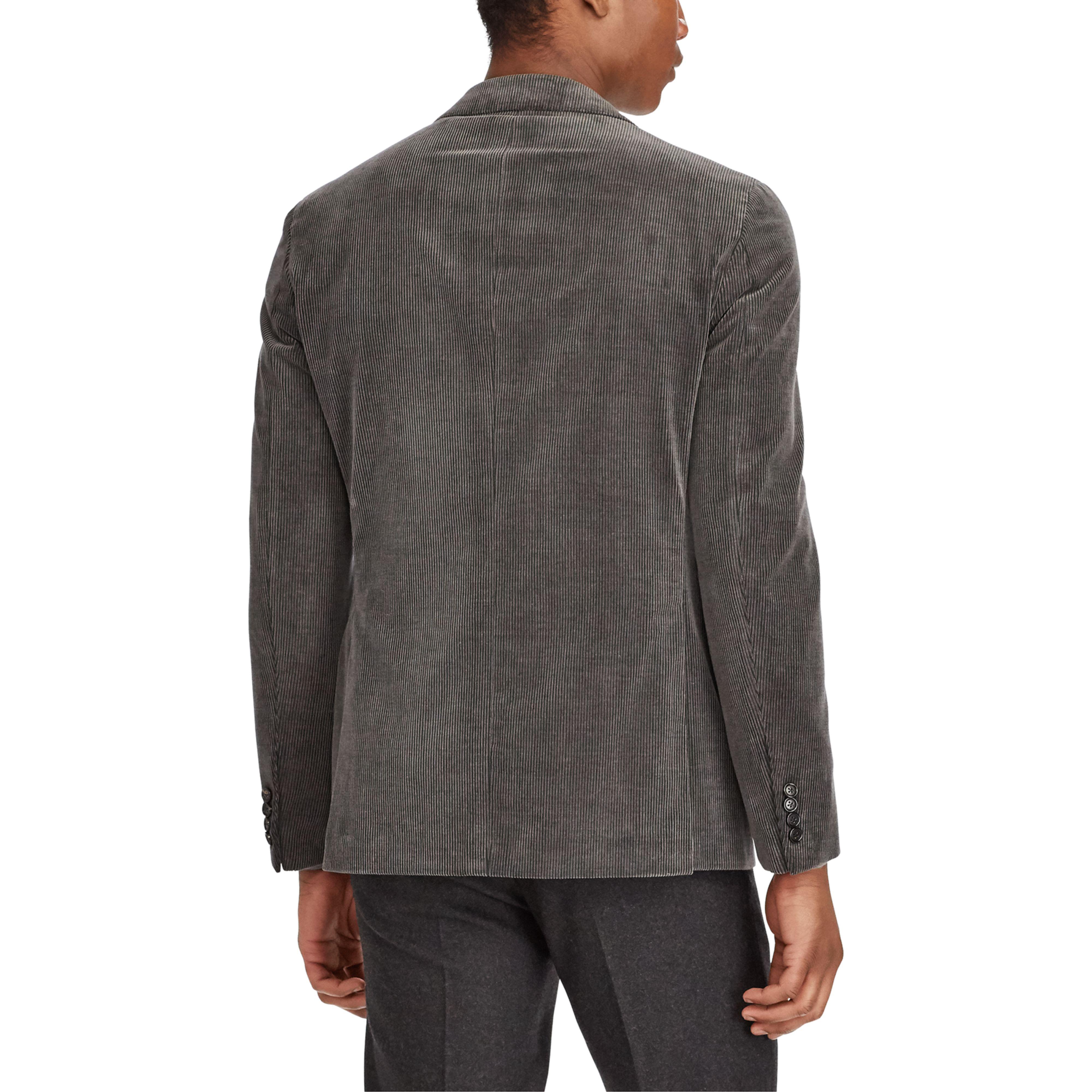 Ralph Lauren Purple Label Corduroy Suit Jacket in Gray for Men - Lyst