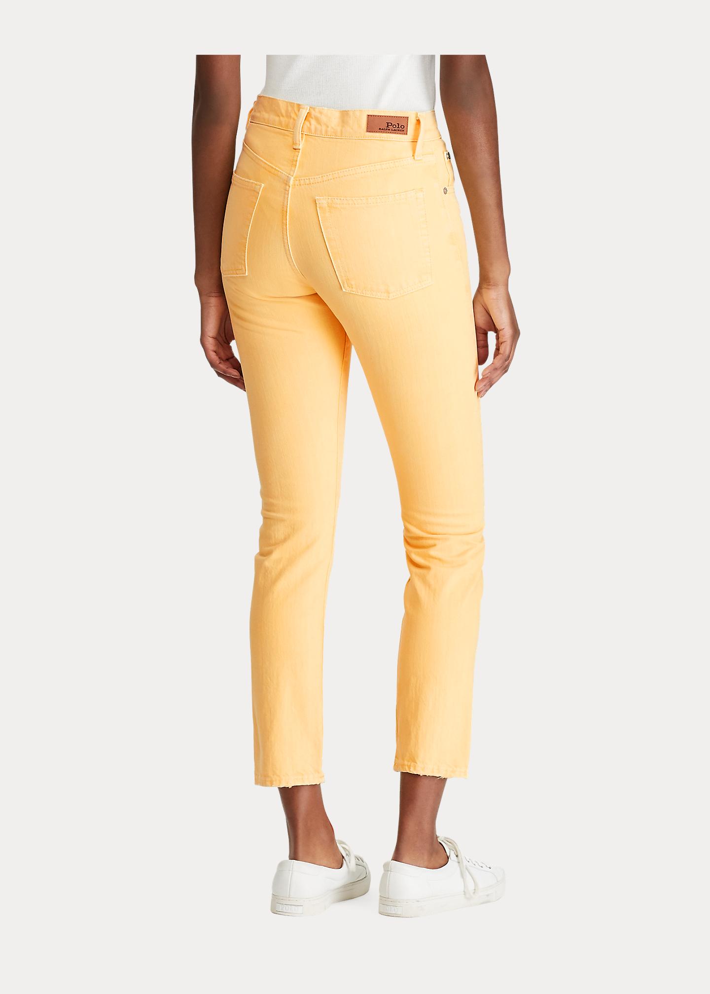 ralph lauren yellow jeans