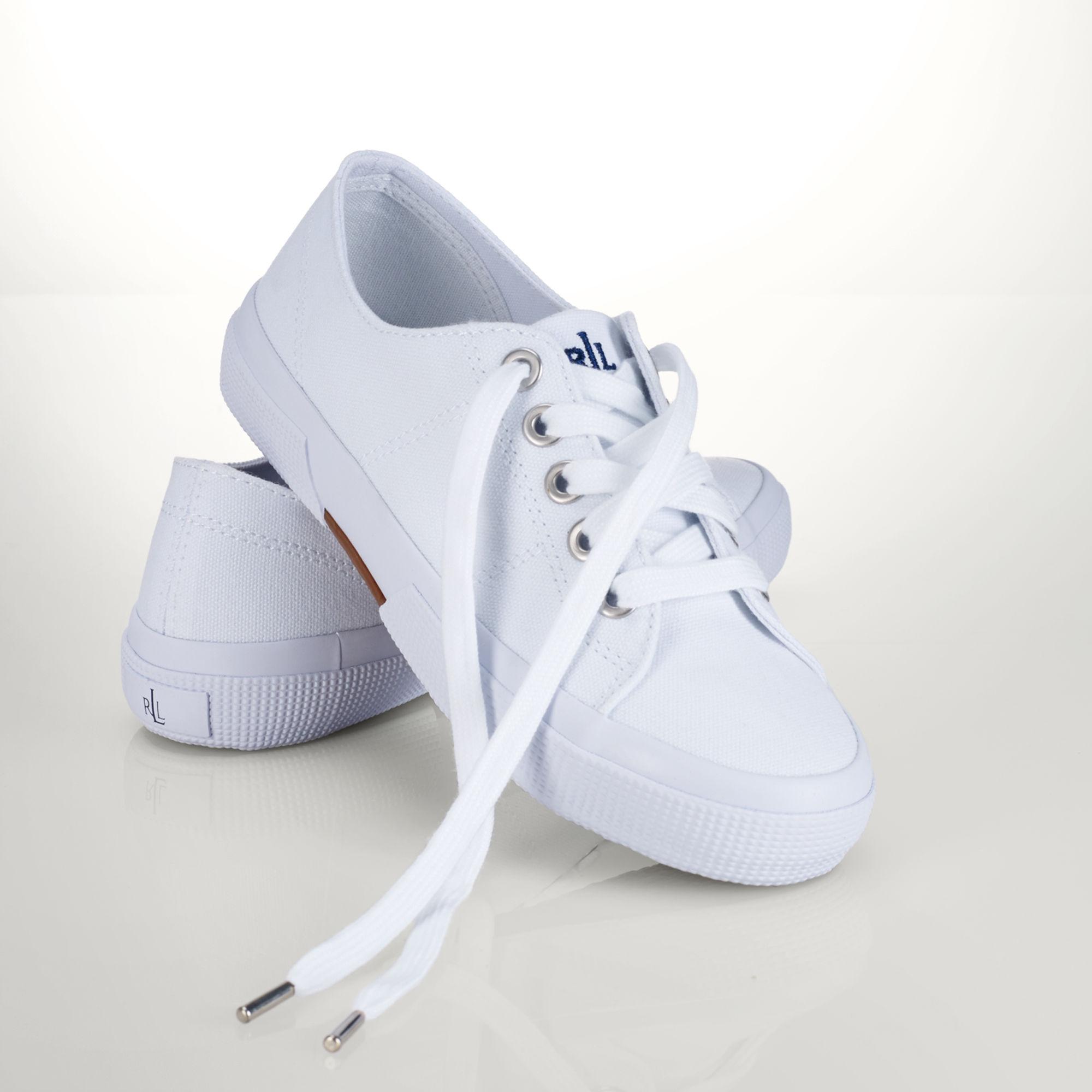 canvas shoes in white