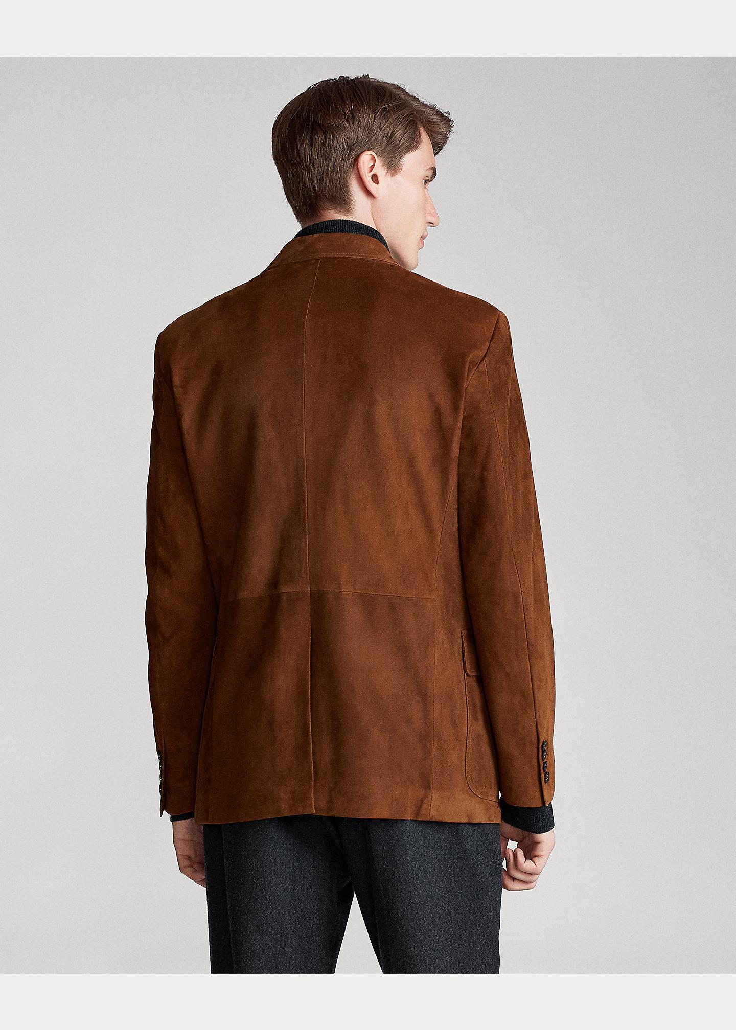 Ralph Lauren Polo Suede Sport Coat in Brown for Men Lyst UK