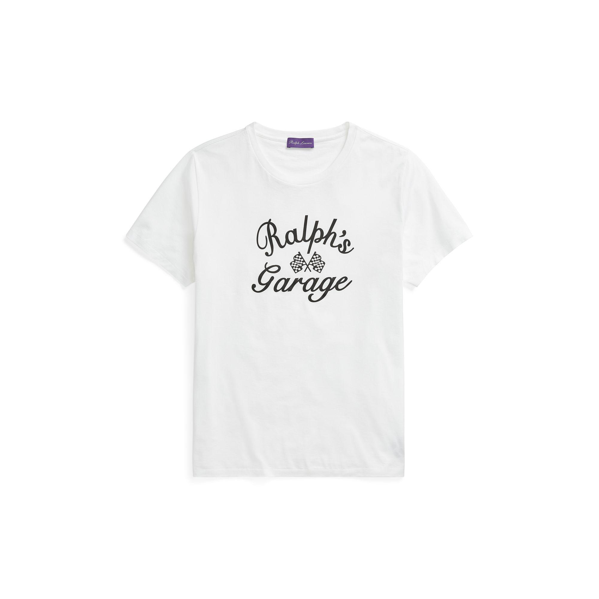 Ralph Lauren Purple Label Cotton Ralph's Garage T-shirt in White for Men -  Lyst