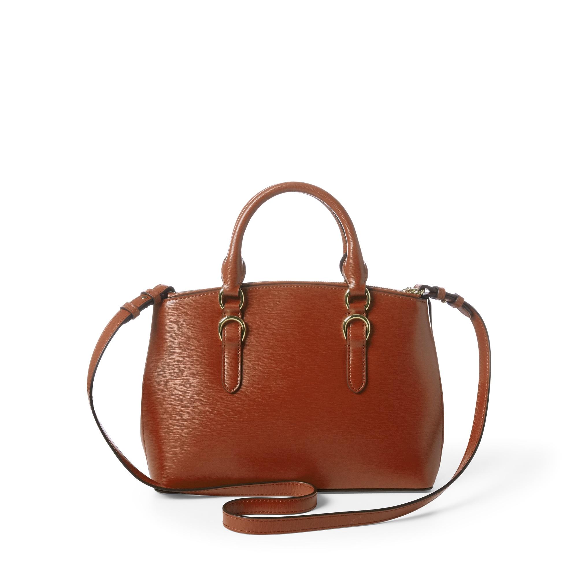 saffiano leather mini satchel