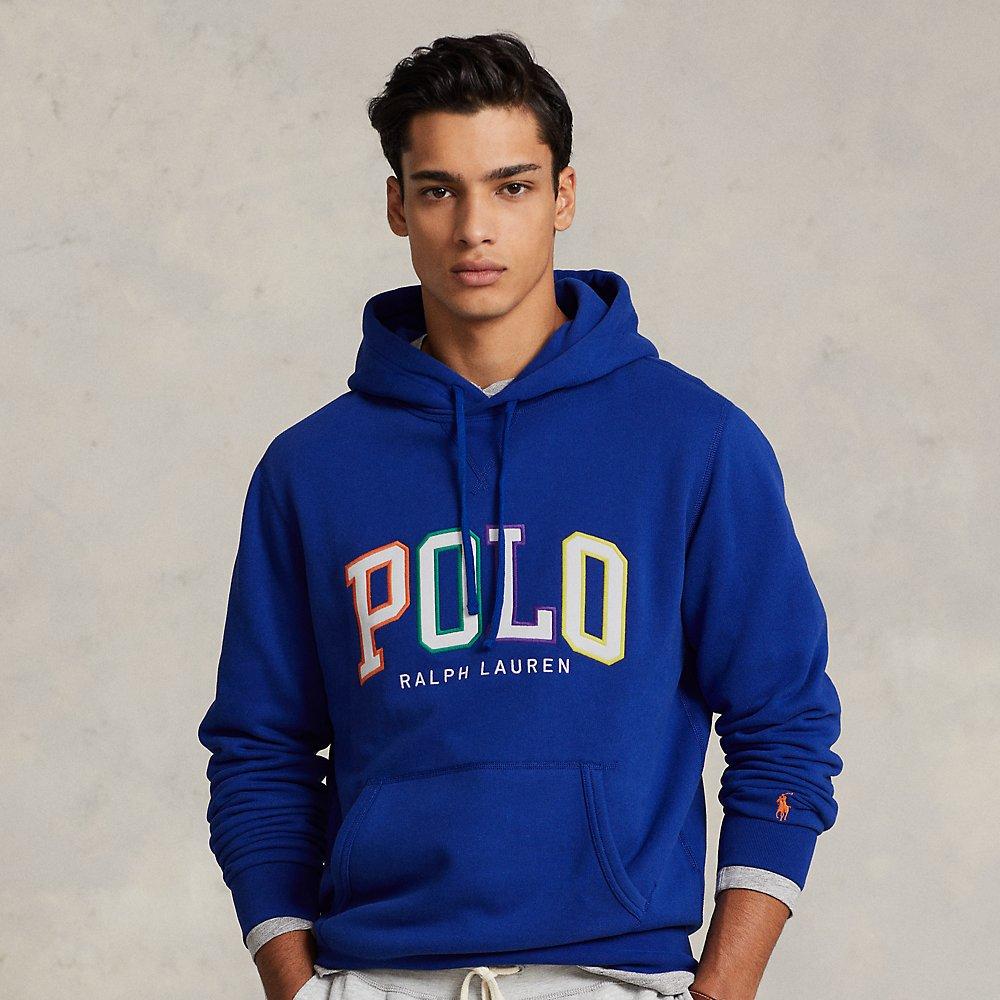 Polo Ralph Lauren The Rl Fleece Logo Hoodie in Blue for Men | Lyst