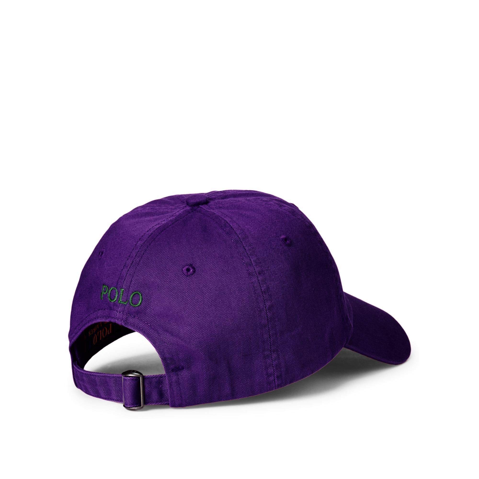 Ralph Lauren Cotton Chino Ball Cap in Purple for Men | Lyst