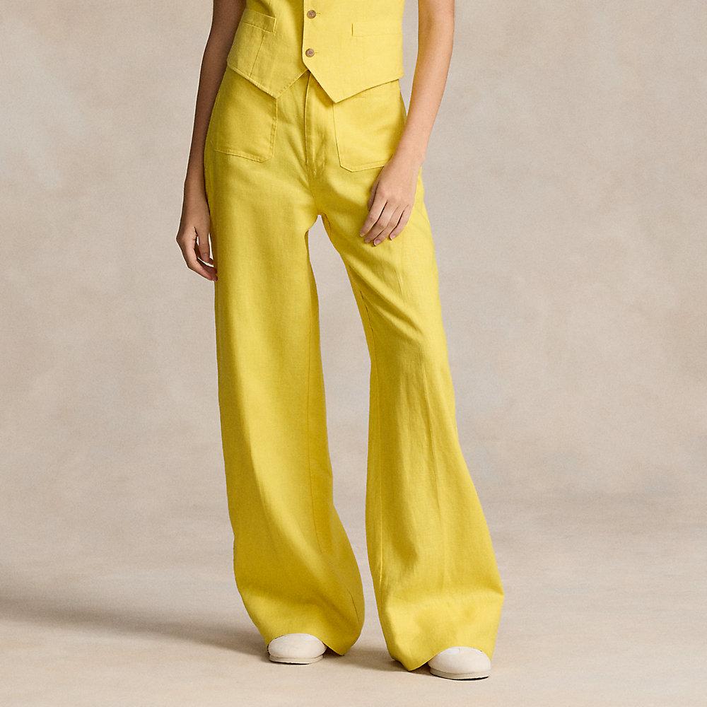 Yellow ralph lauren pants new arrivals