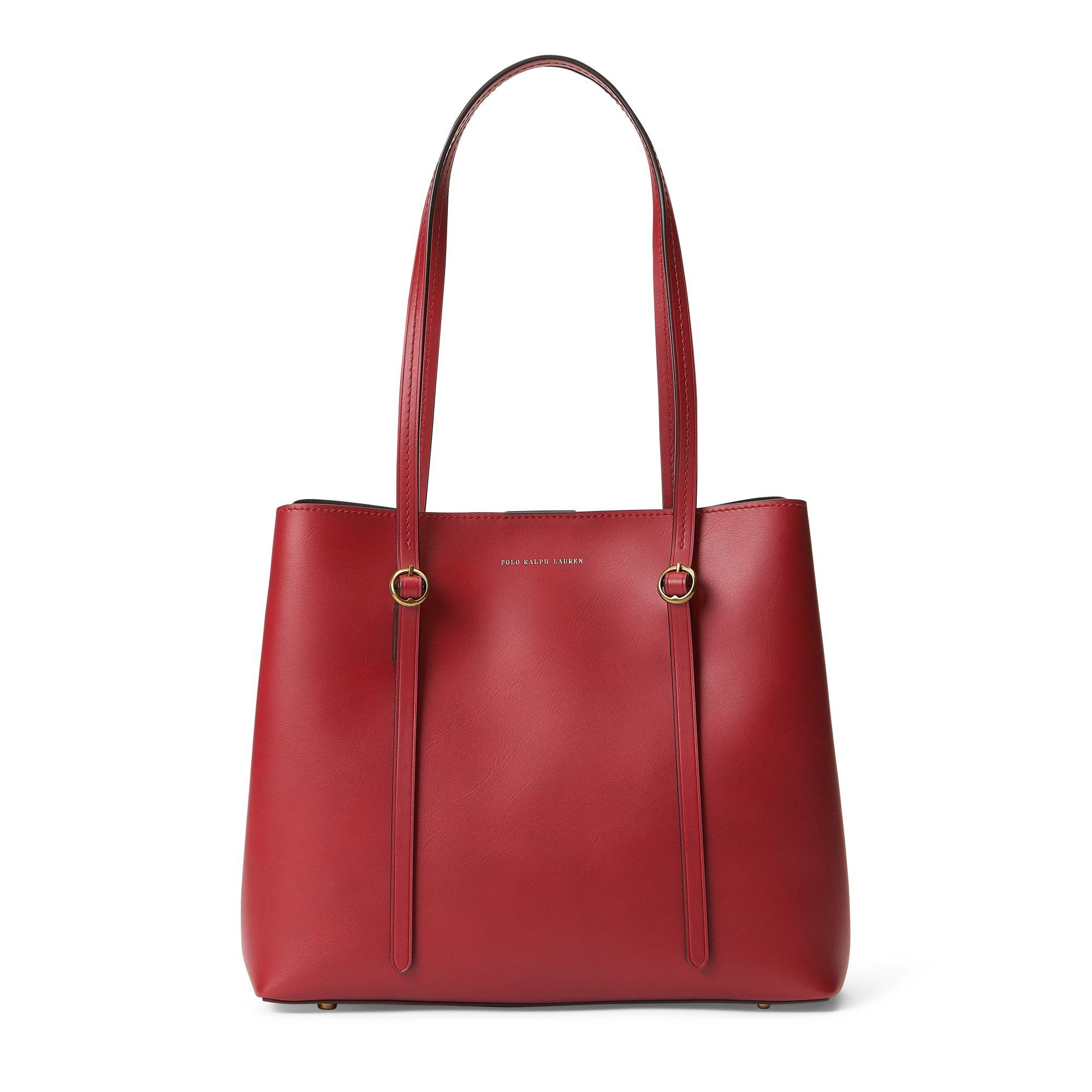 En Polo Cuir Lauren Mini Ralph Coloris Lyst Cabas Rouge Lennox uF3K1cTlJ