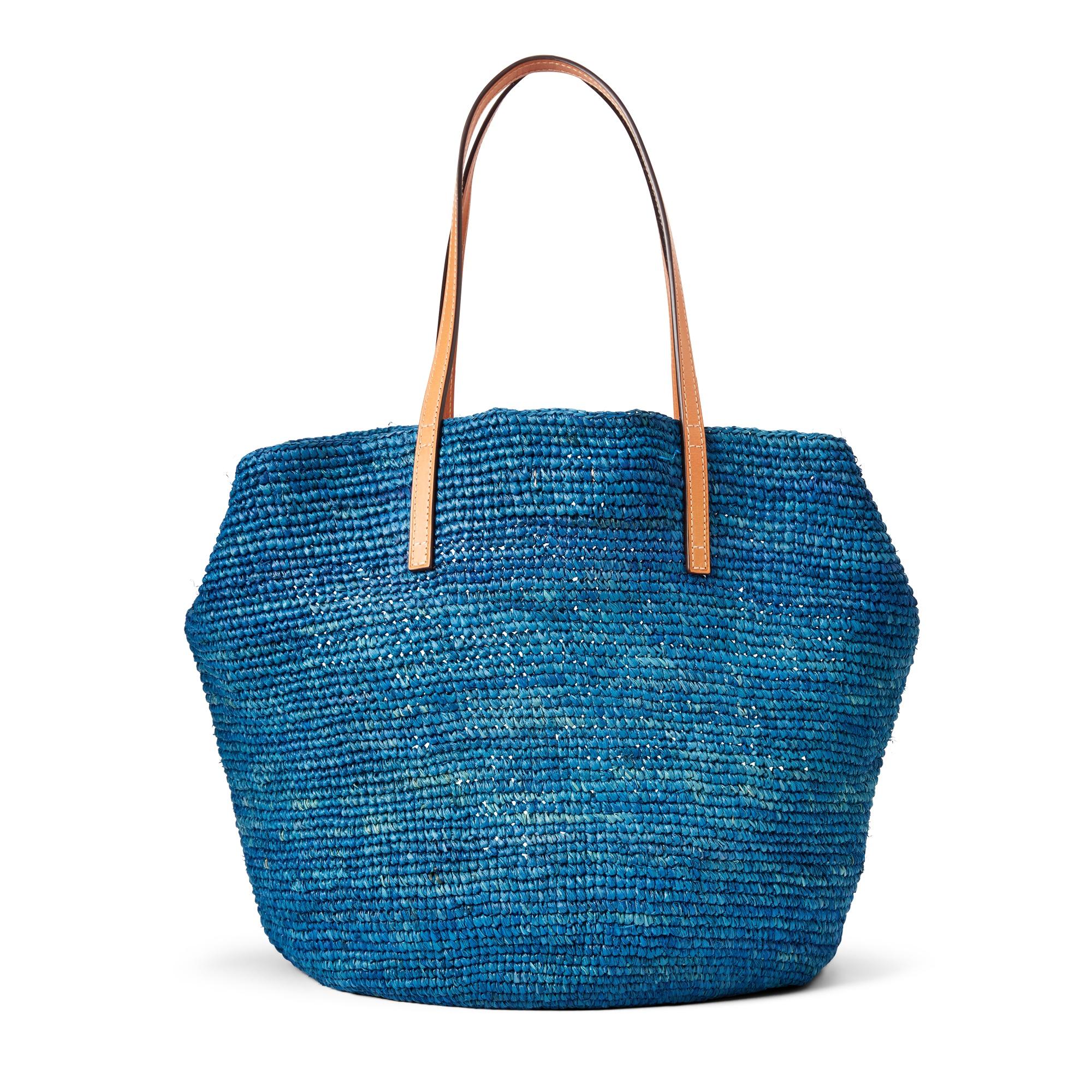 Polo raffia large tote bag Clearance