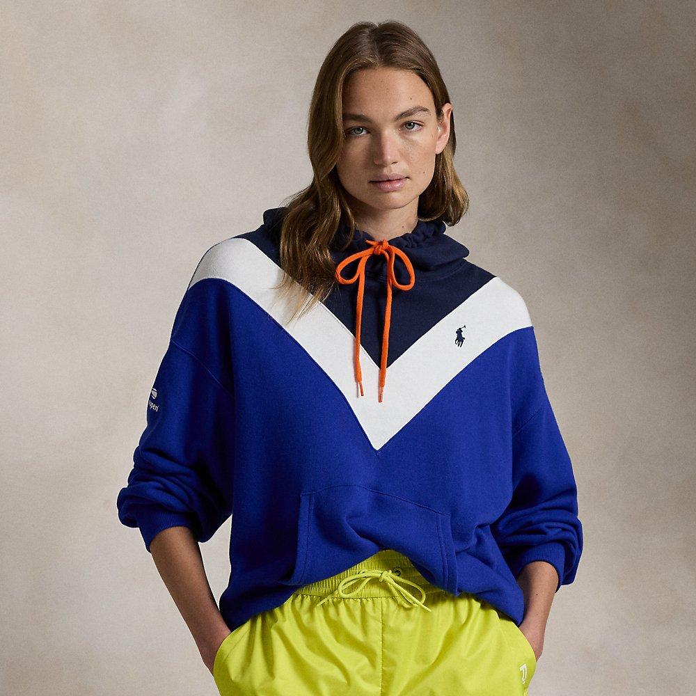 Polo Ralph Lauren Us Open Chevron French Terry Hoodie in Blue Lyst UK