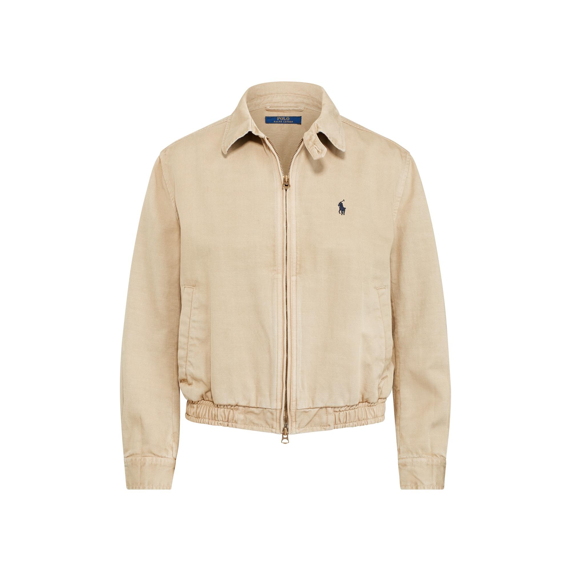 Polo Ralph Lauren Chino Windbreaker Jacket in Natural | Lyst