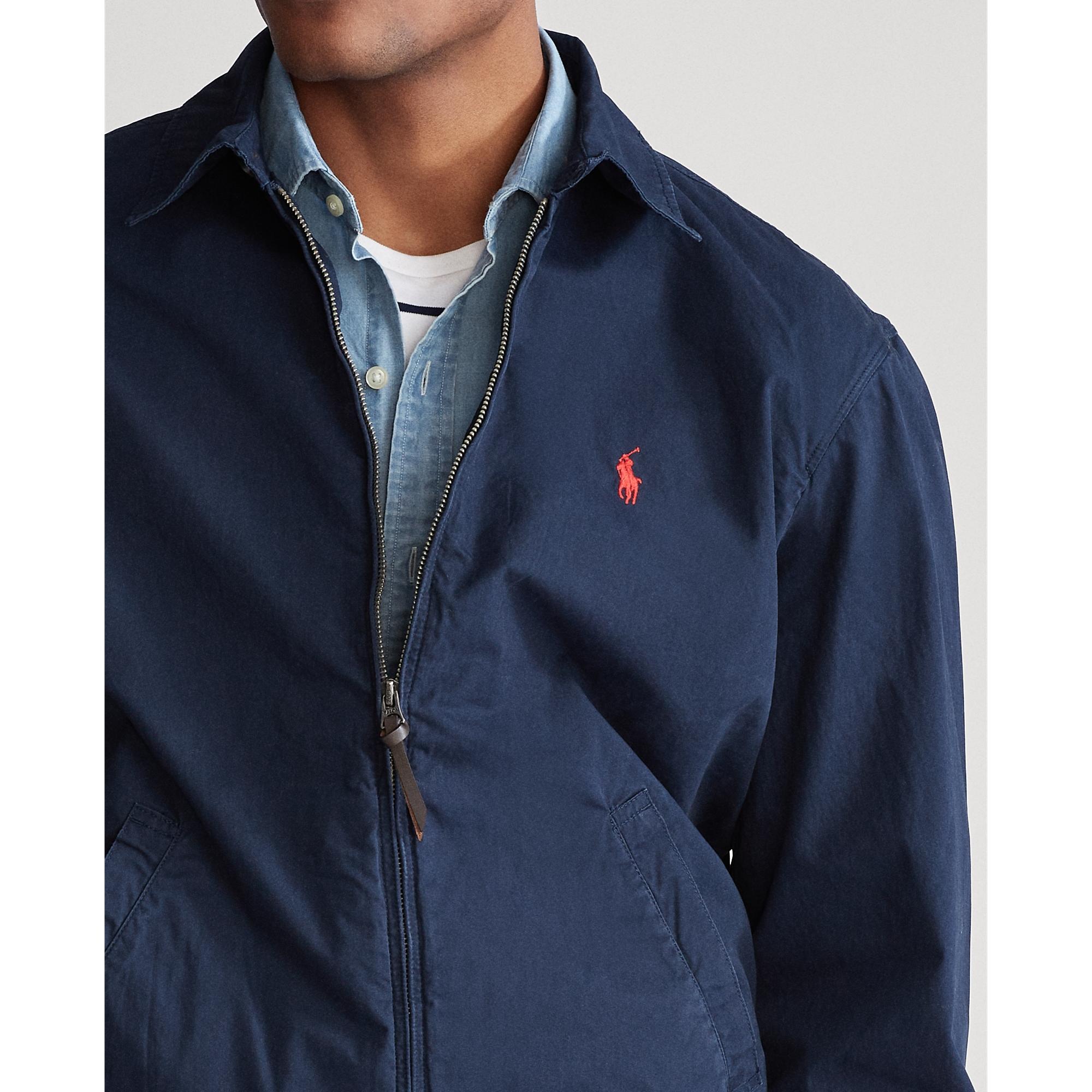 Ralph Lauren Bayport Cotton Jacket in Blue for Men - Lyst