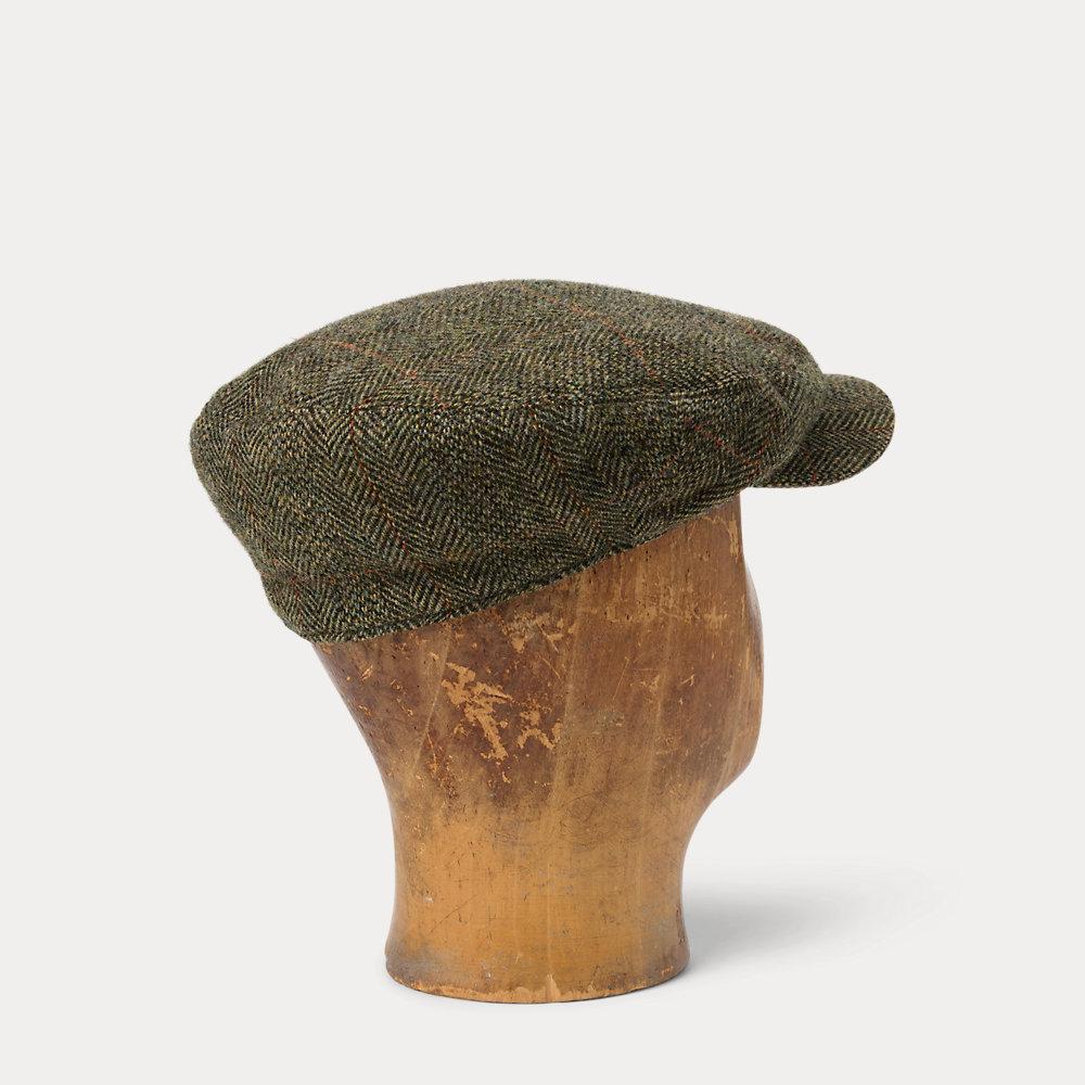 帽子 RRL GLEN PLAID NEWSBOY CAP RRL Glen Plaid Wool Driver's Cap in Green for Men | Lyst UK