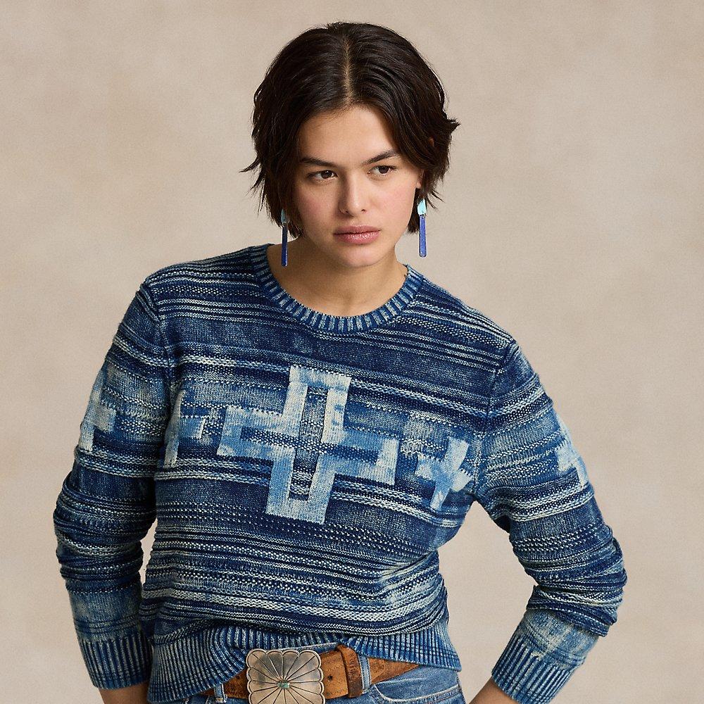 Polo Ralph Lauren Prl X Naiomi Glasses Crewneck Jumper in Blue Lyst