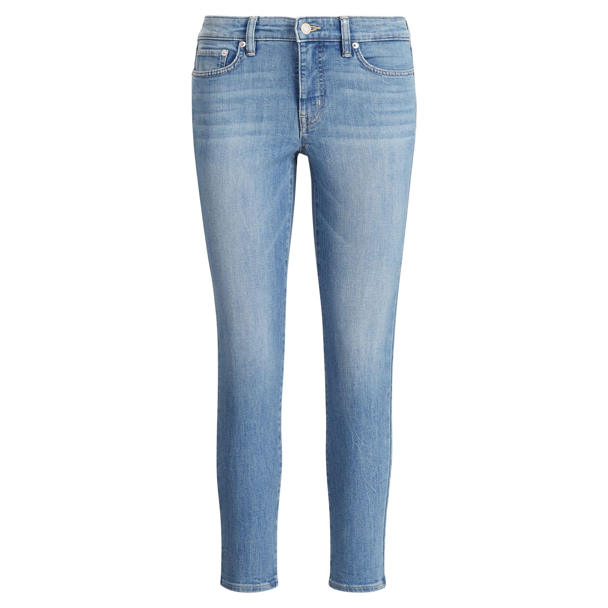 Ralph Lauren Premier Skinny Ankle Jean in Blue | Lyst