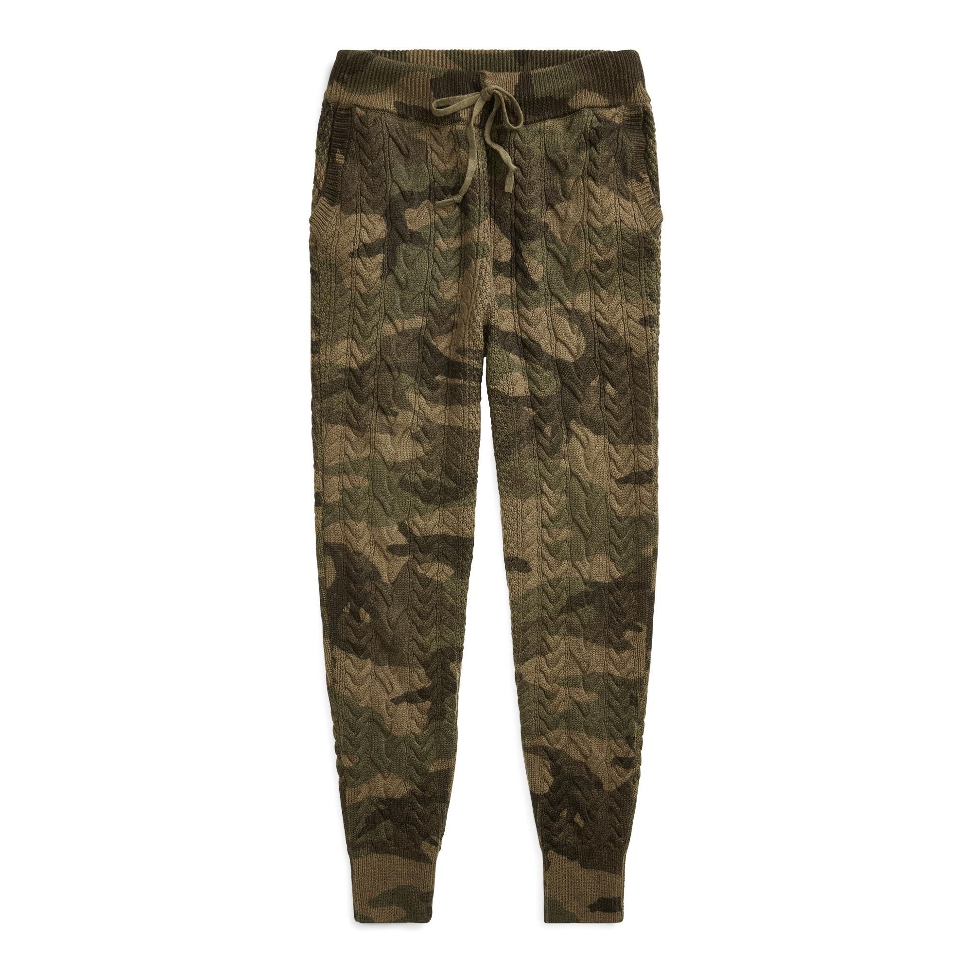 Polo Ralph Lauren Camo Cable-knit Jogger in Green