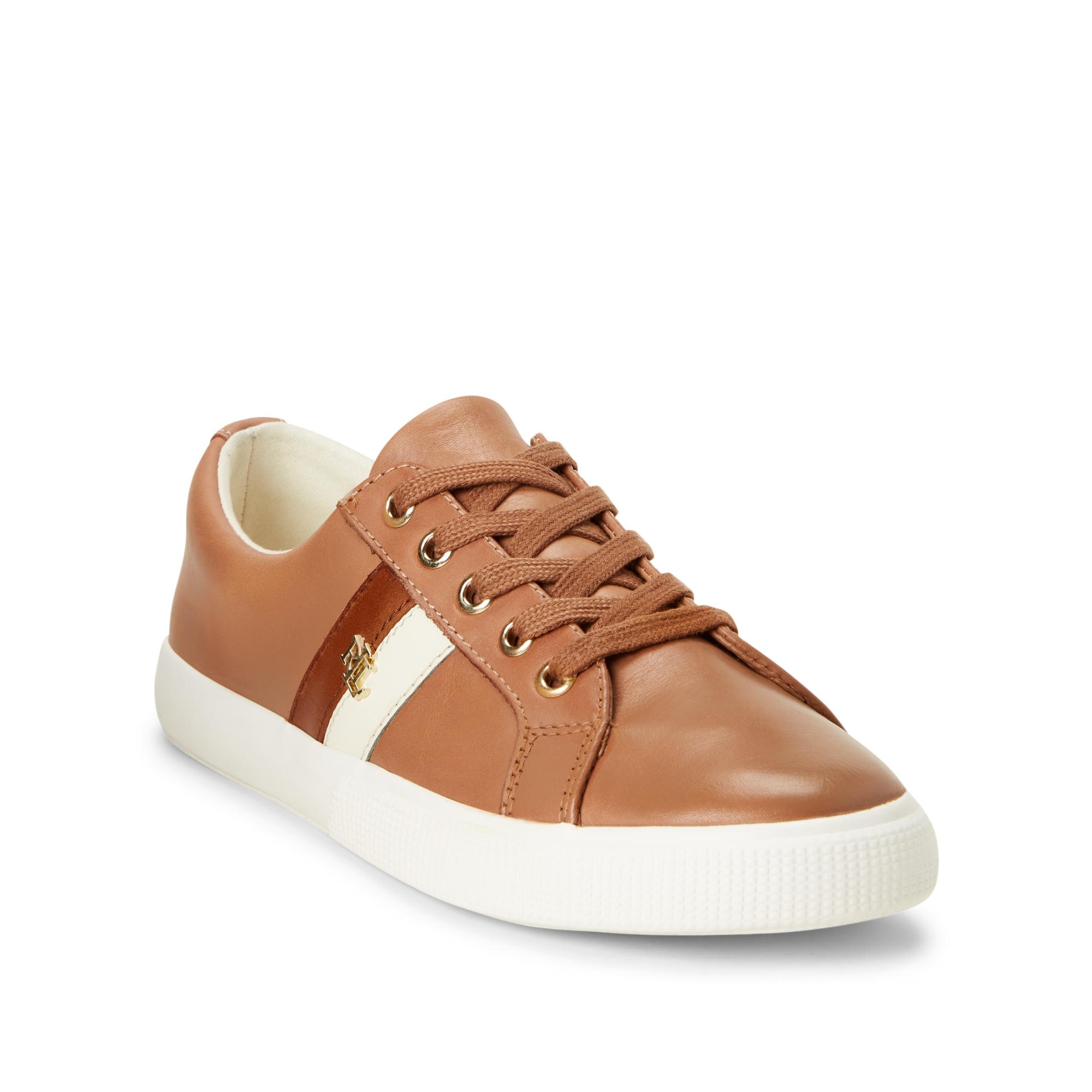 Ralph Lauren Janson Ii Leather Sneaker | Lyst