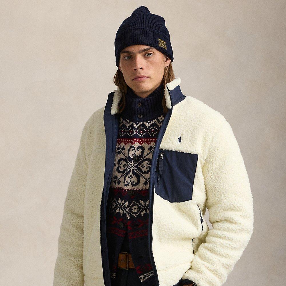 Veste Hybride En Sherpa Ralph Lauren pour homme en coloris Bleu Lyst - Main Image