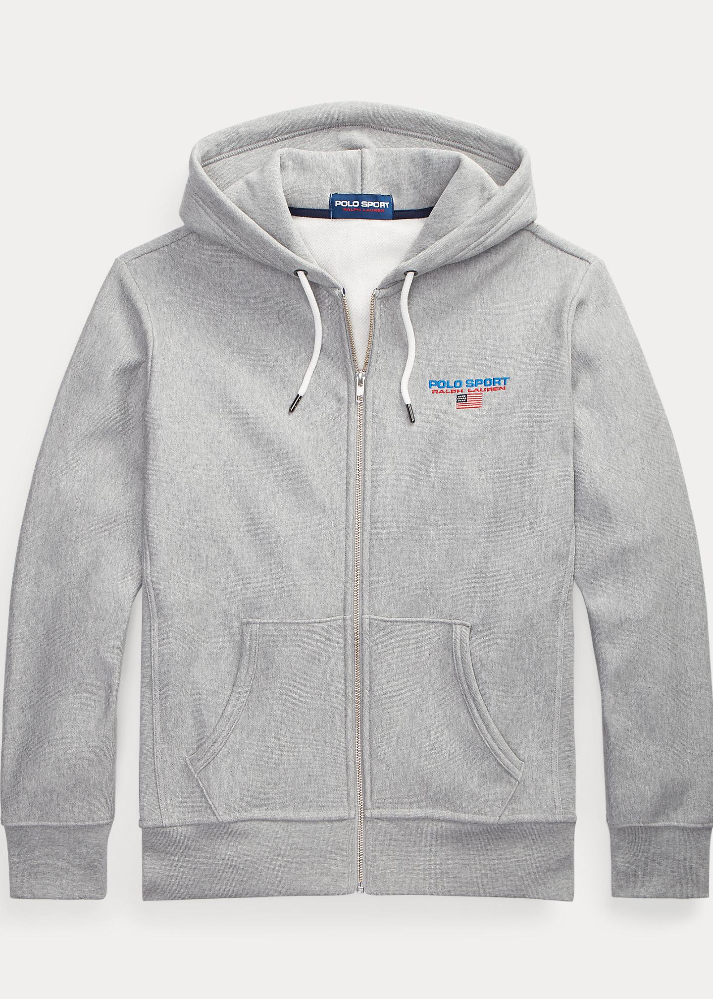 Sudadera con capucha Polo Sport Polo Ralph Lauren de Polar de color Gris  para hombre | Lyst